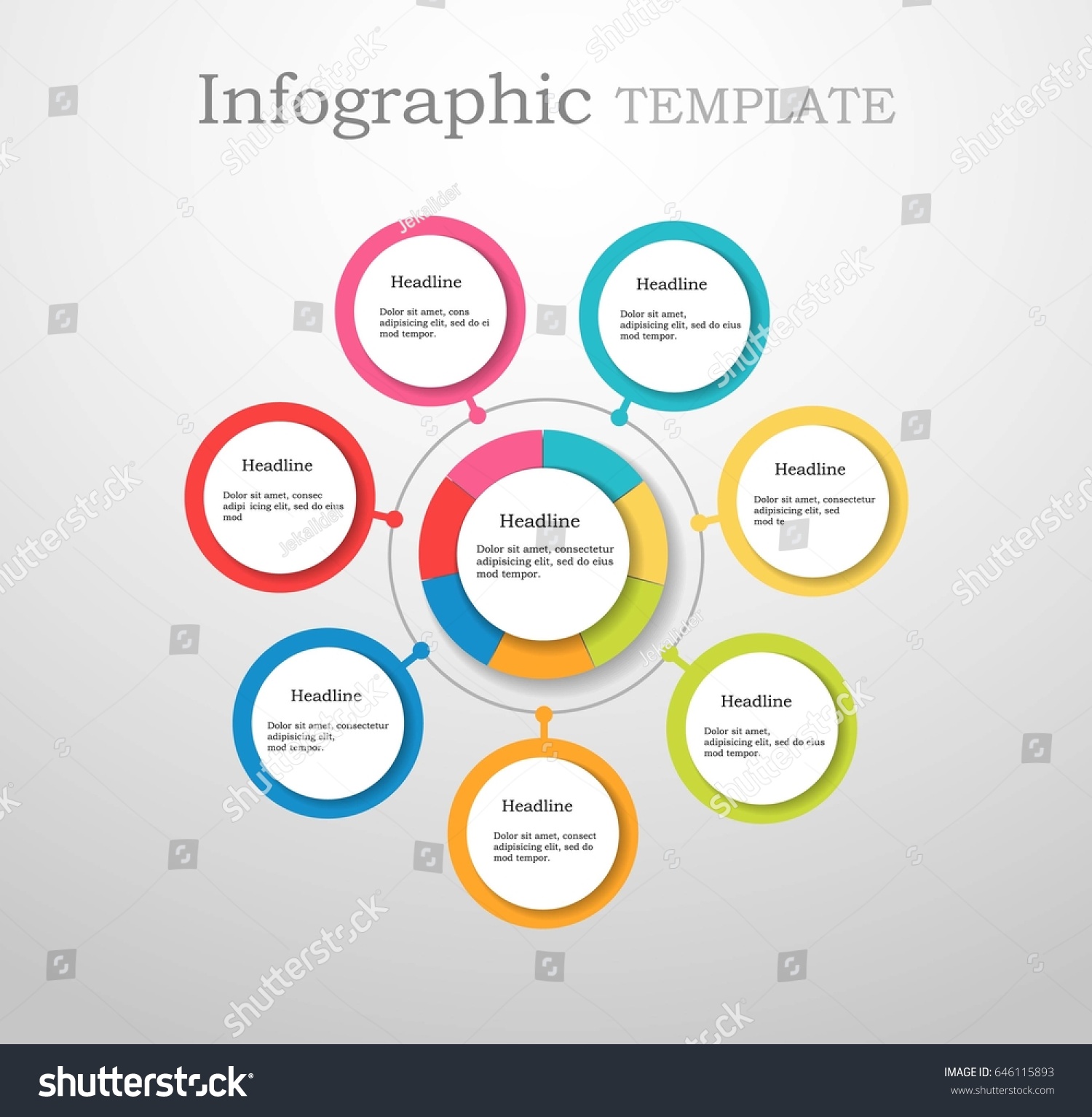 Abstract Infographic