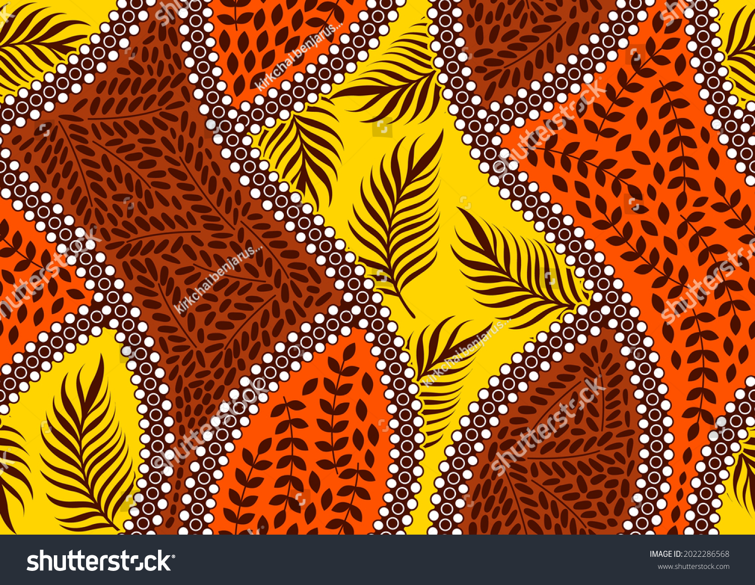 SVG of Abstract Leaves Images, african seamless pattern, picture art and abstract background. svg