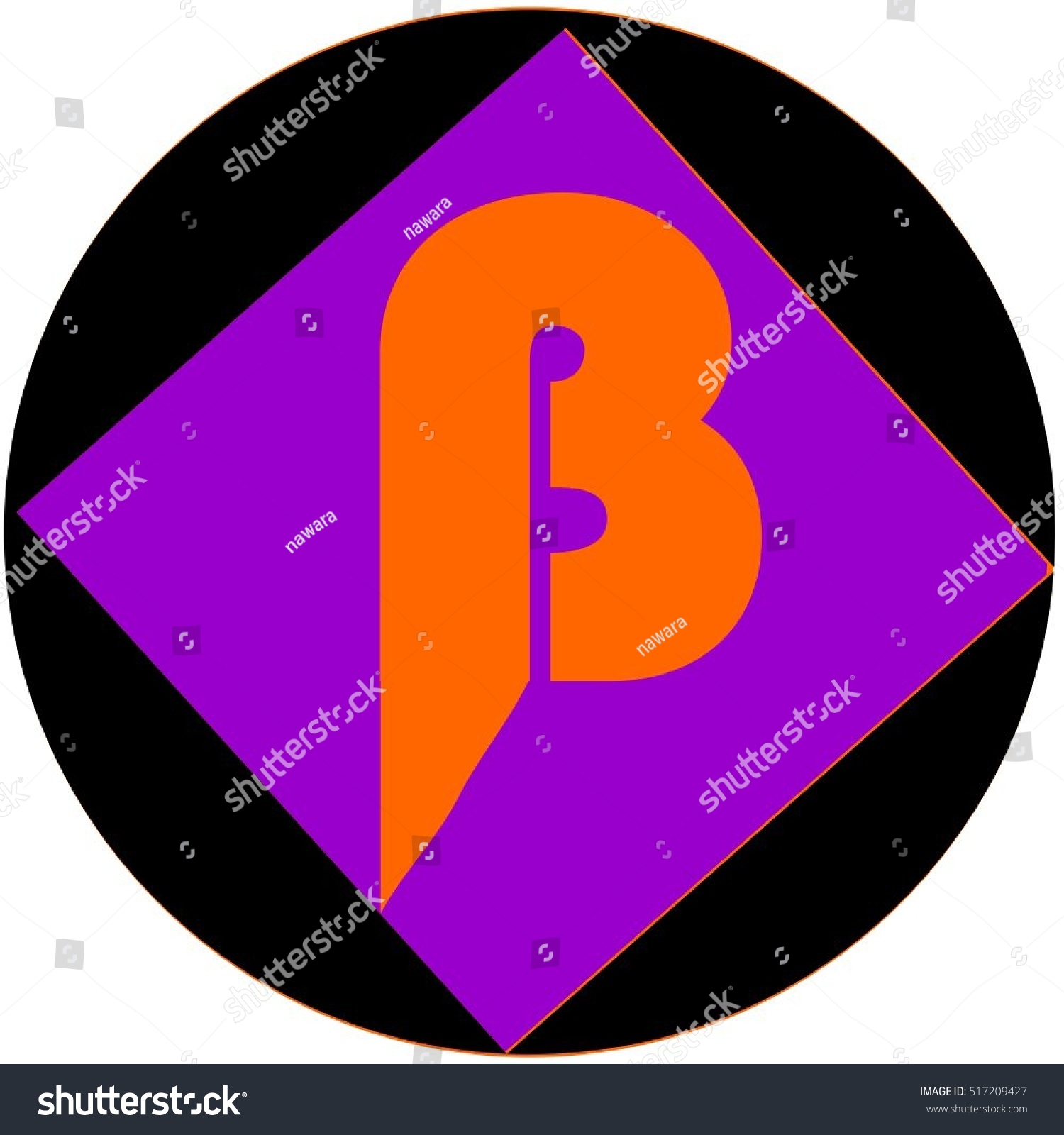 Abstract Letter B Logoalphabet Logo Designvector Stock Vector 517209427 ...