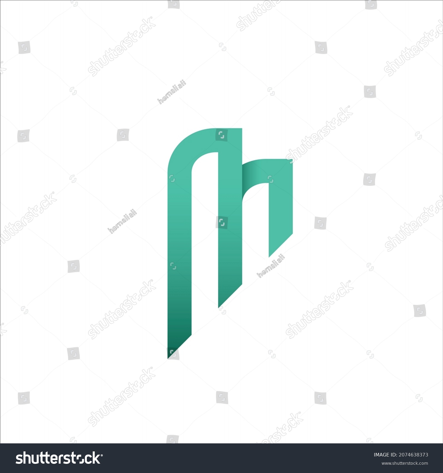 Abstract Letter M Logo Vector Design Stock Vector Royalty Free 2074638373 1582