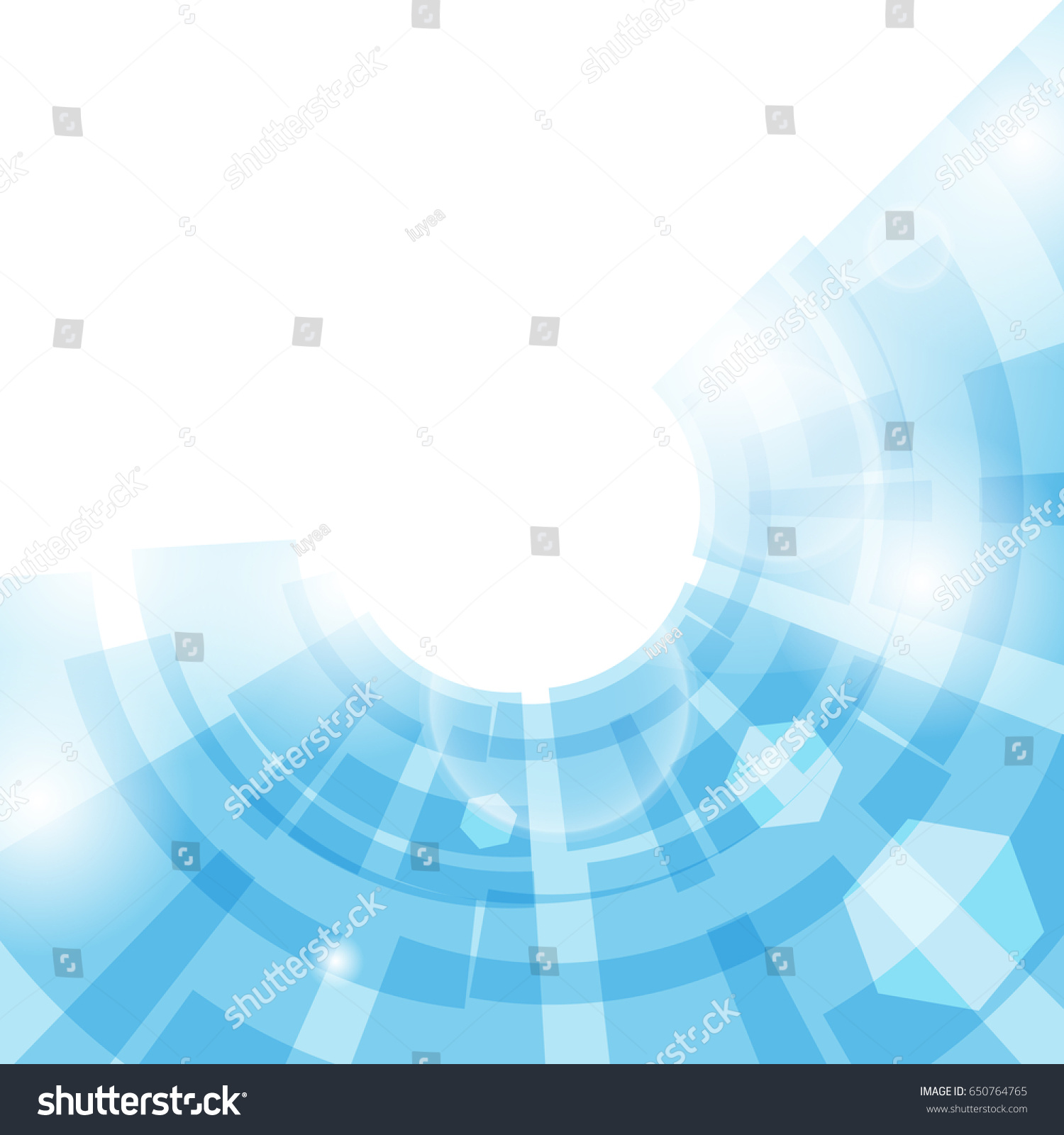 Abstract Light Blue Background Scientific Business Stock Vector