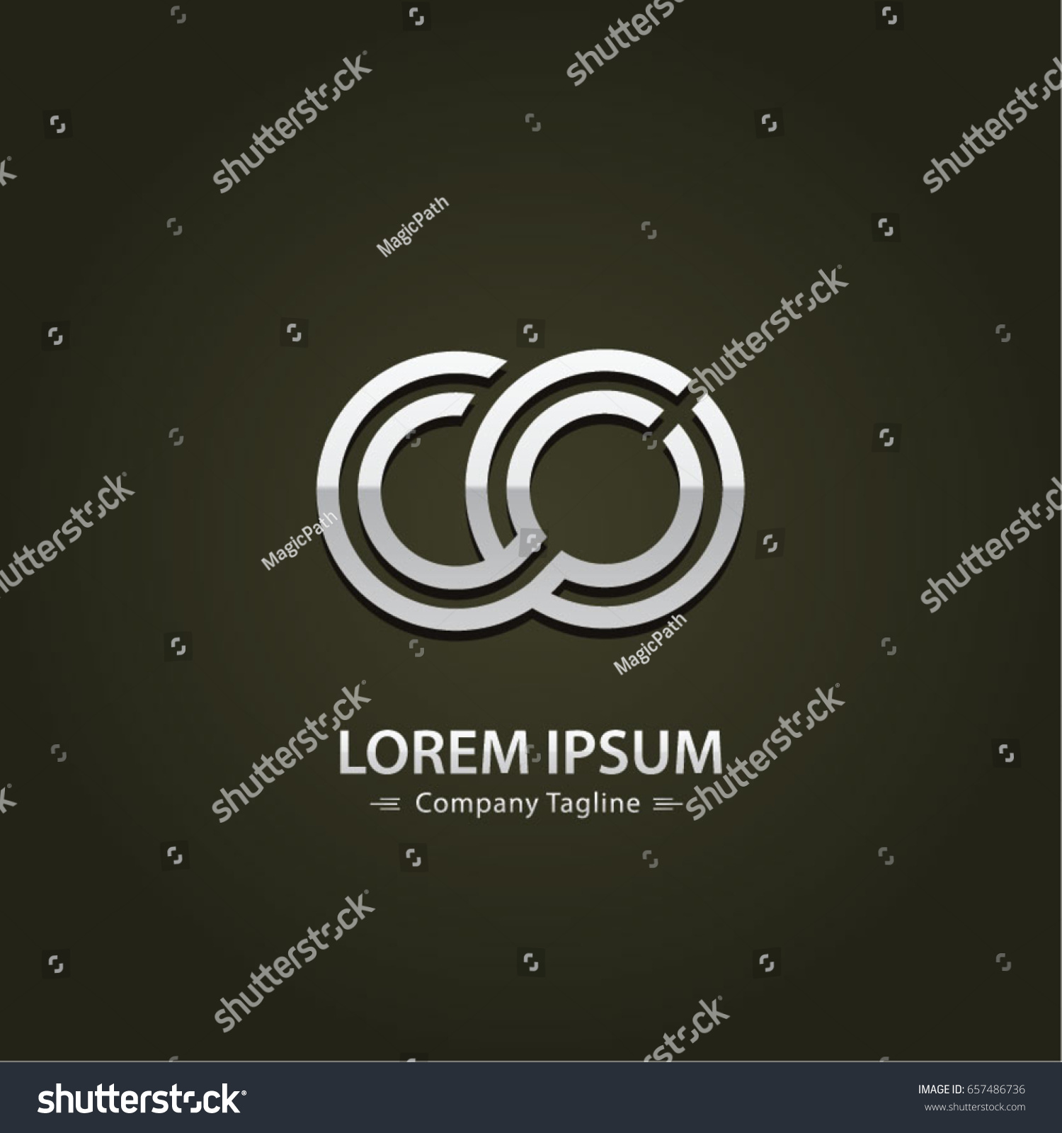 Abstract Logo Design Combinations Letter C Stock Vector Royalty Free 657486736