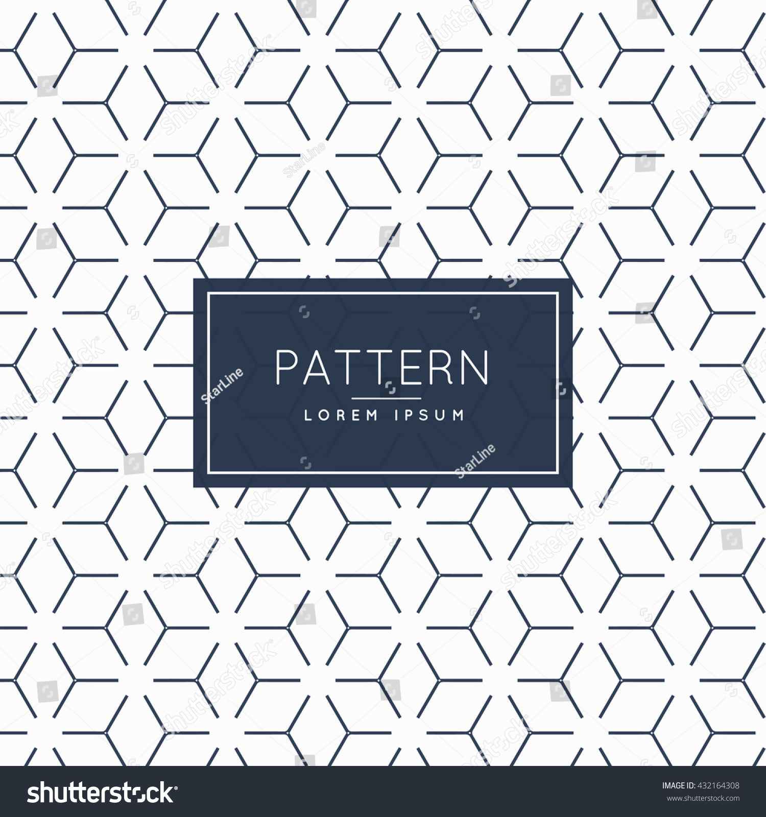 Abstract Minimal Pattern Background Stock Vector Illustration 432164308 ...