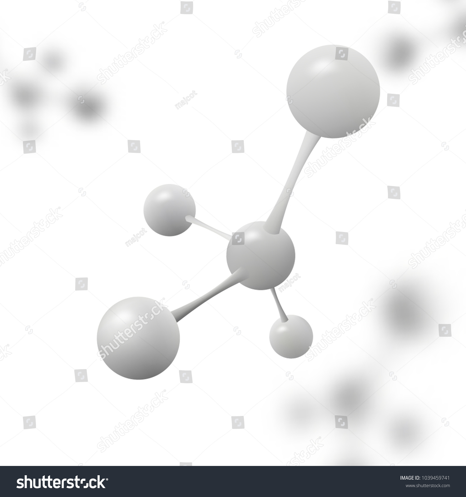 Abstract Molecules Design Molecular Structure Graphic Stock Vector ...