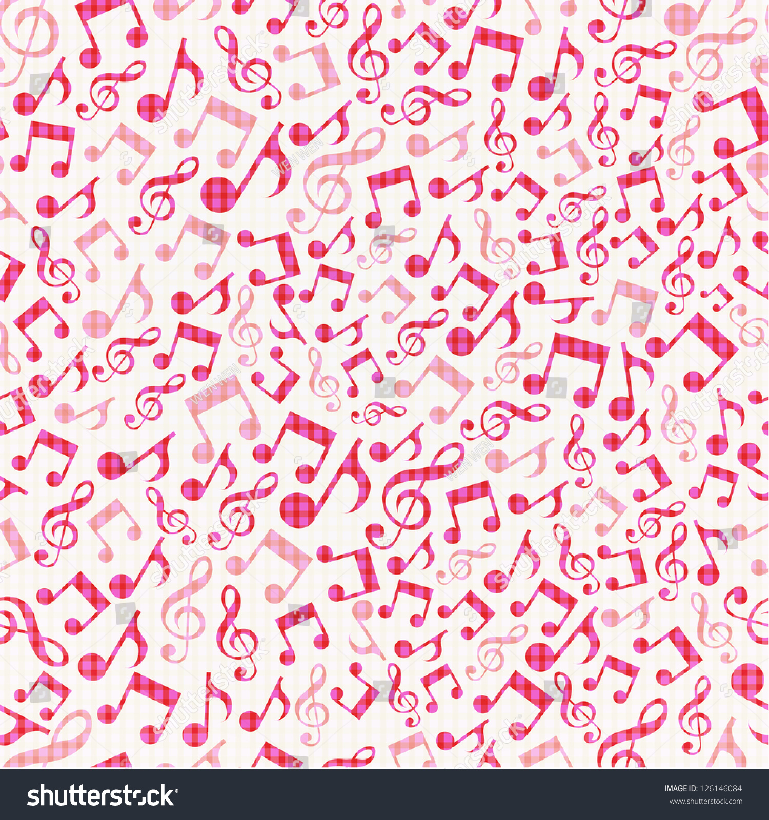 Abstract Music Seamless Pattern Background Vector Illustration For Your ...