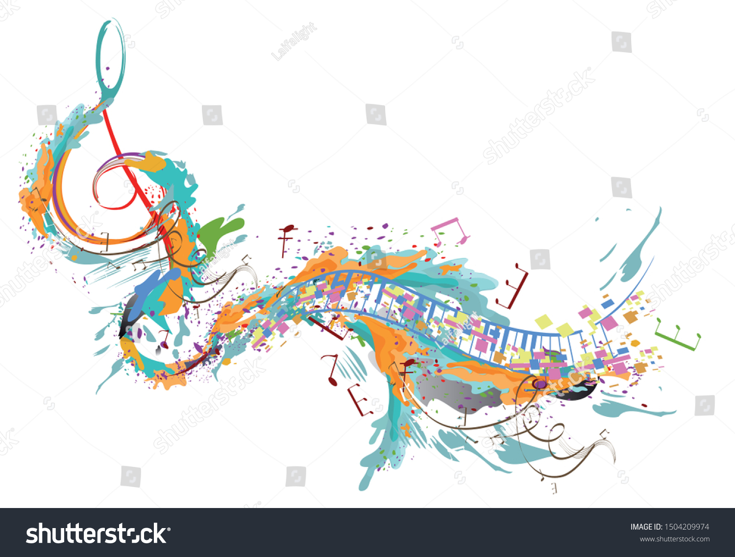 20,986 Colorful music border Stock Illustrations, Images & Vectors ...