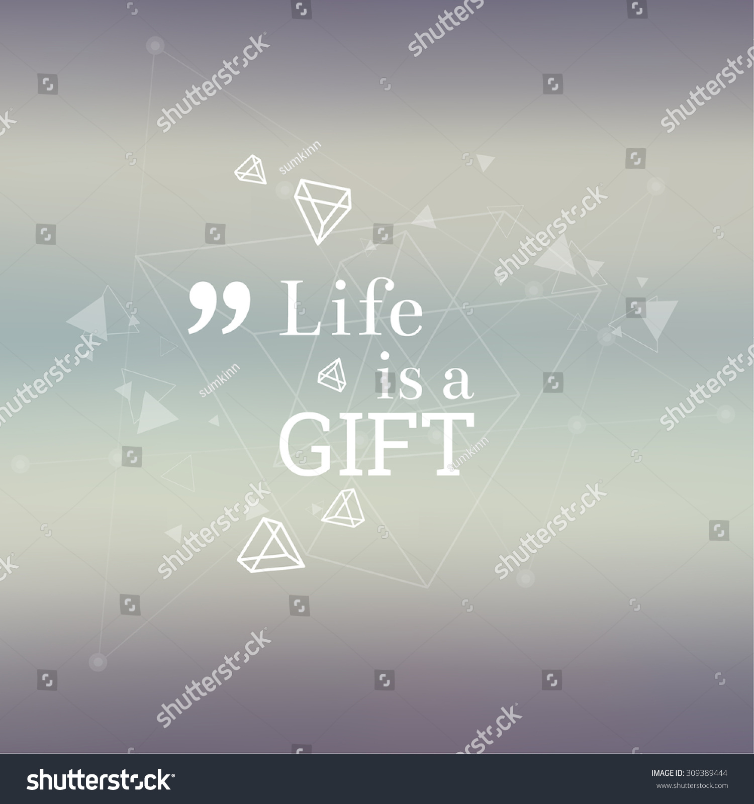 Abstract neat Blurred Background Inspirational quote Life is a t wise saying in