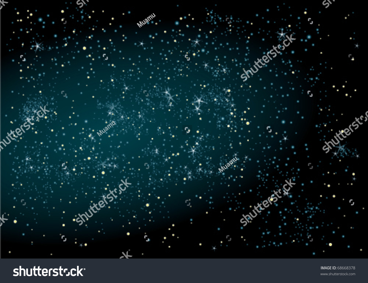 Abstract Night Sky Background With Stars Stock Vector Illustration ...