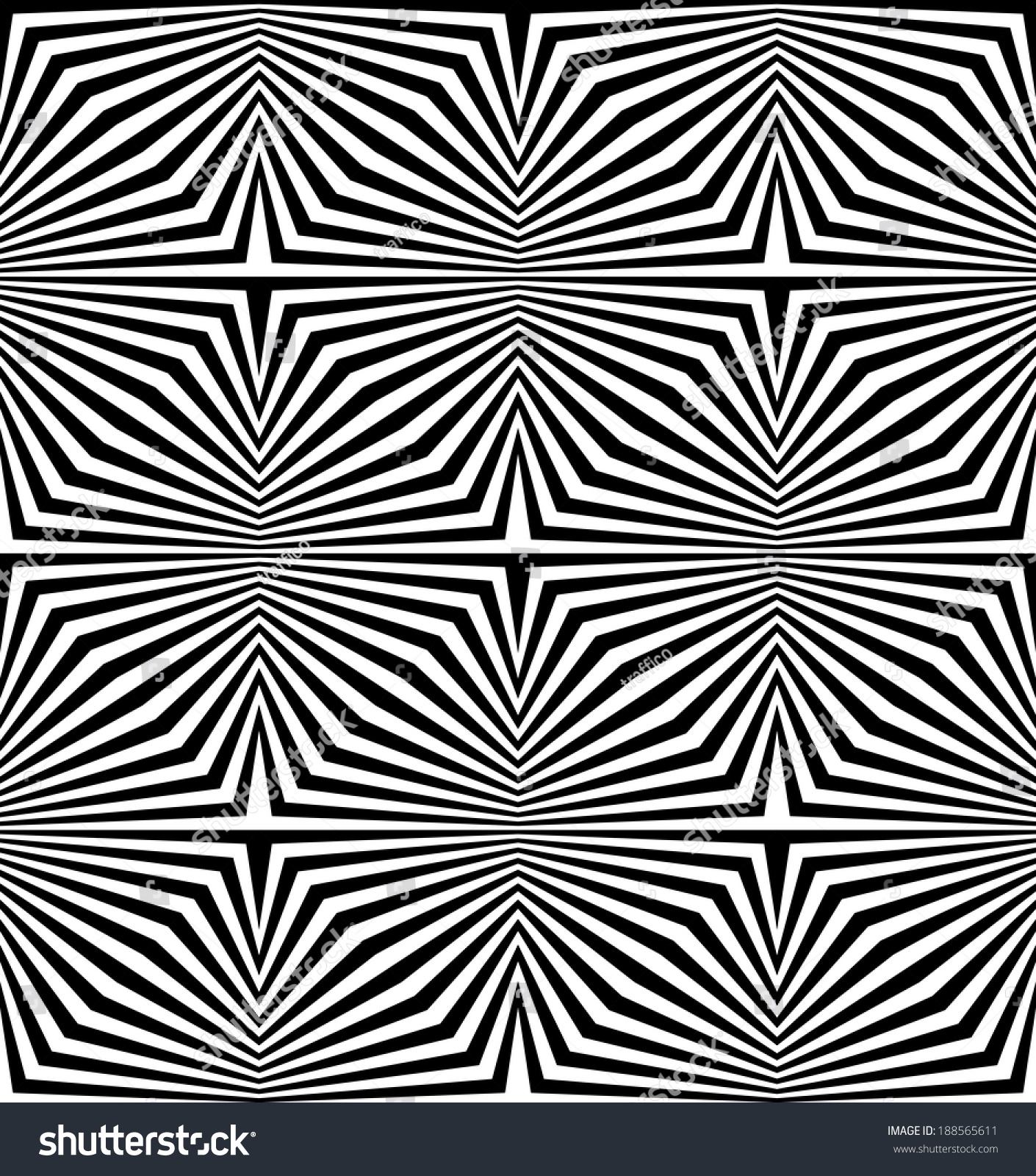 Abstract Optical Art Illusion Seamless Background Stock Vector ...