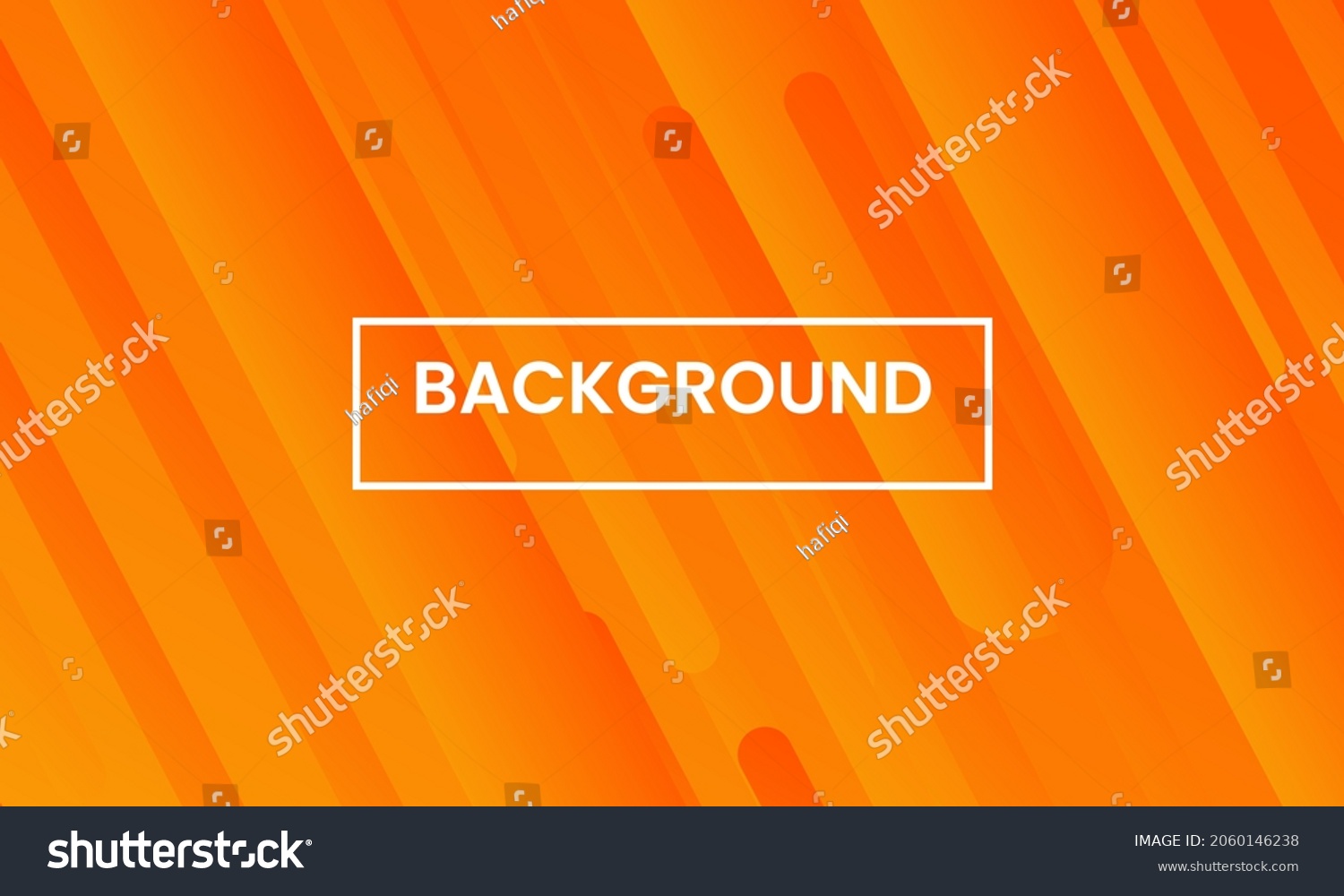 Abstract Orange Geometric Shapes Background Vector Stock Vector ...