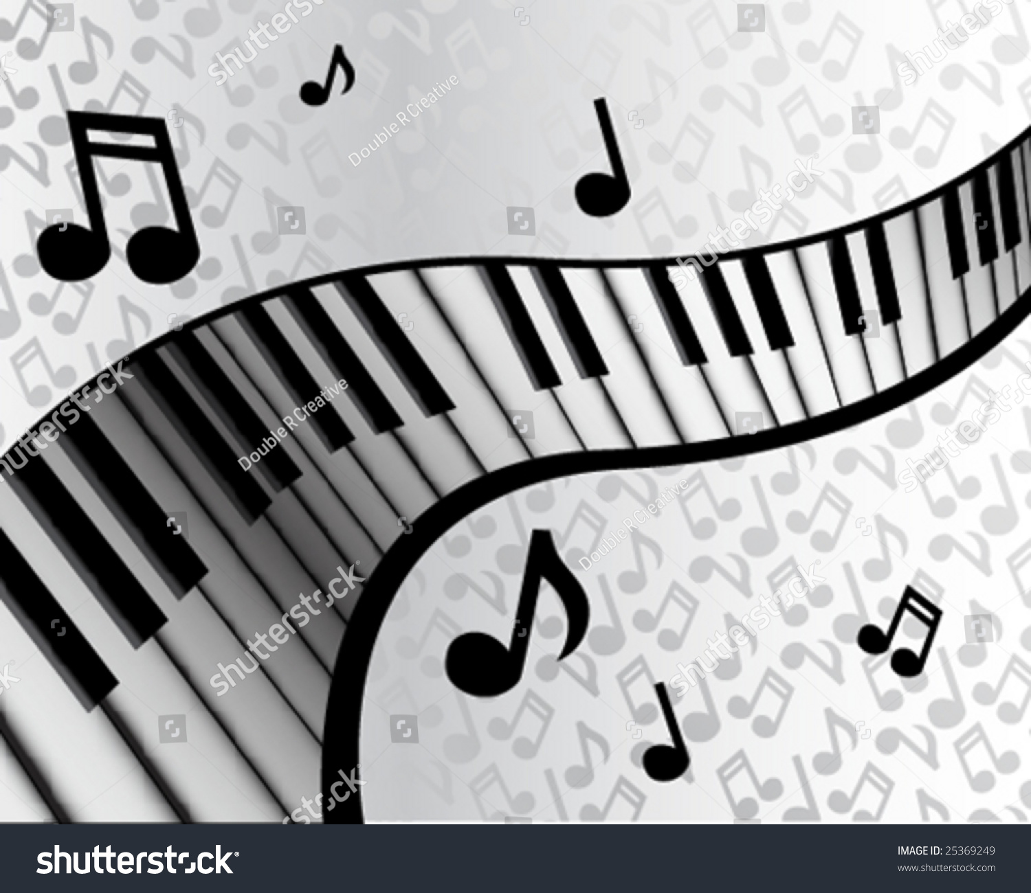 Abstract Piano Keys Stock Vector Royalty Free 25369249