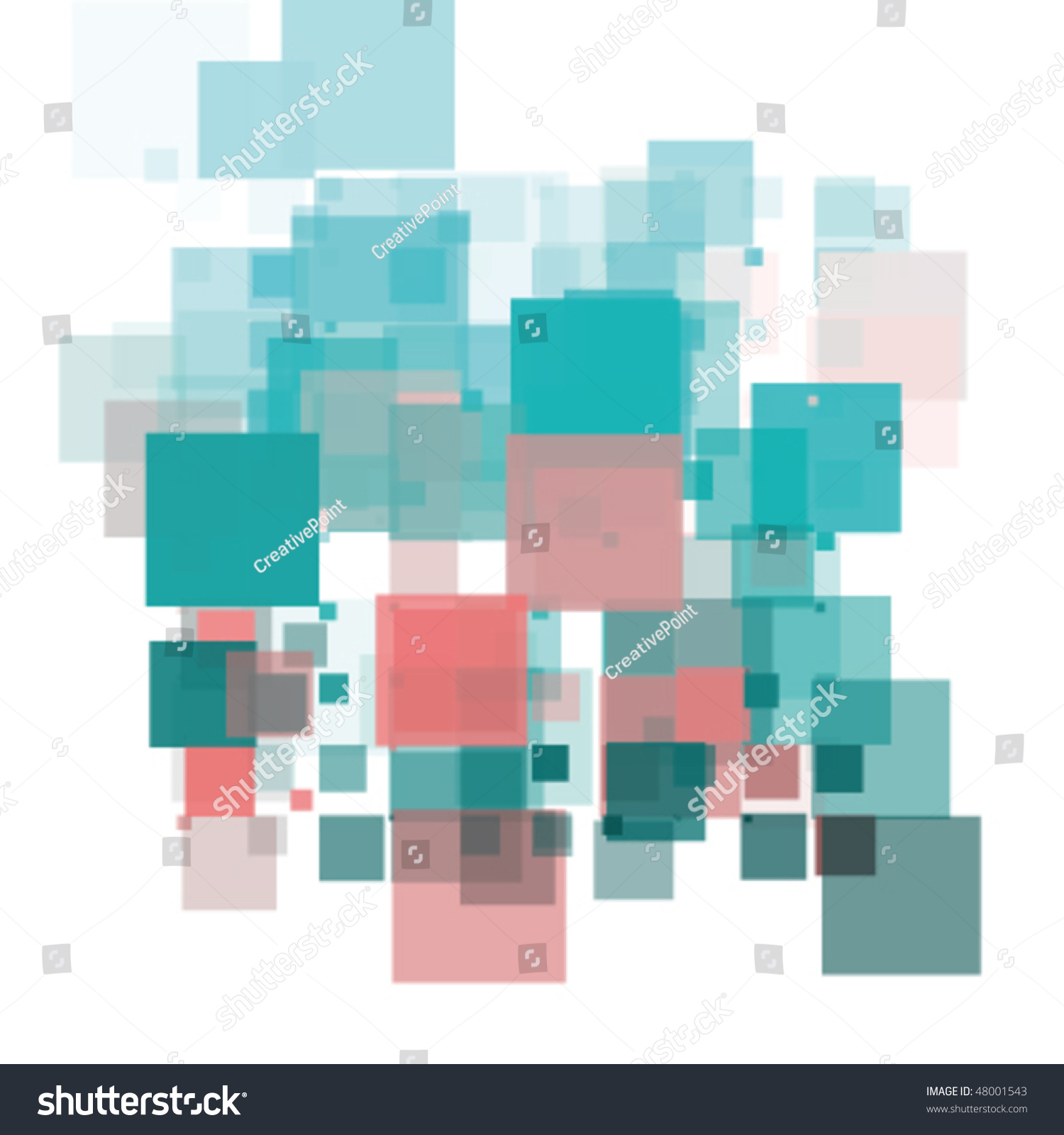 Abstract Rectangles Stock Vector Illustration 48001543 : Shutterstock