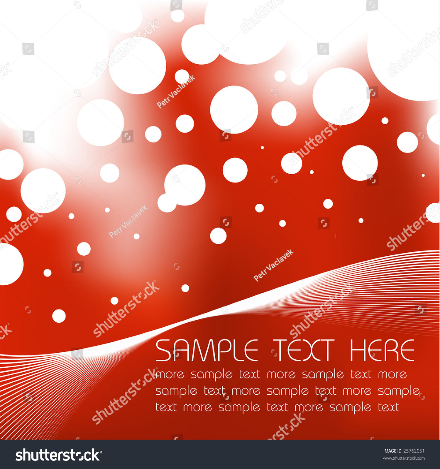 Abstract Red Background Sample Text Stock Vector 25762051 Shutterstock