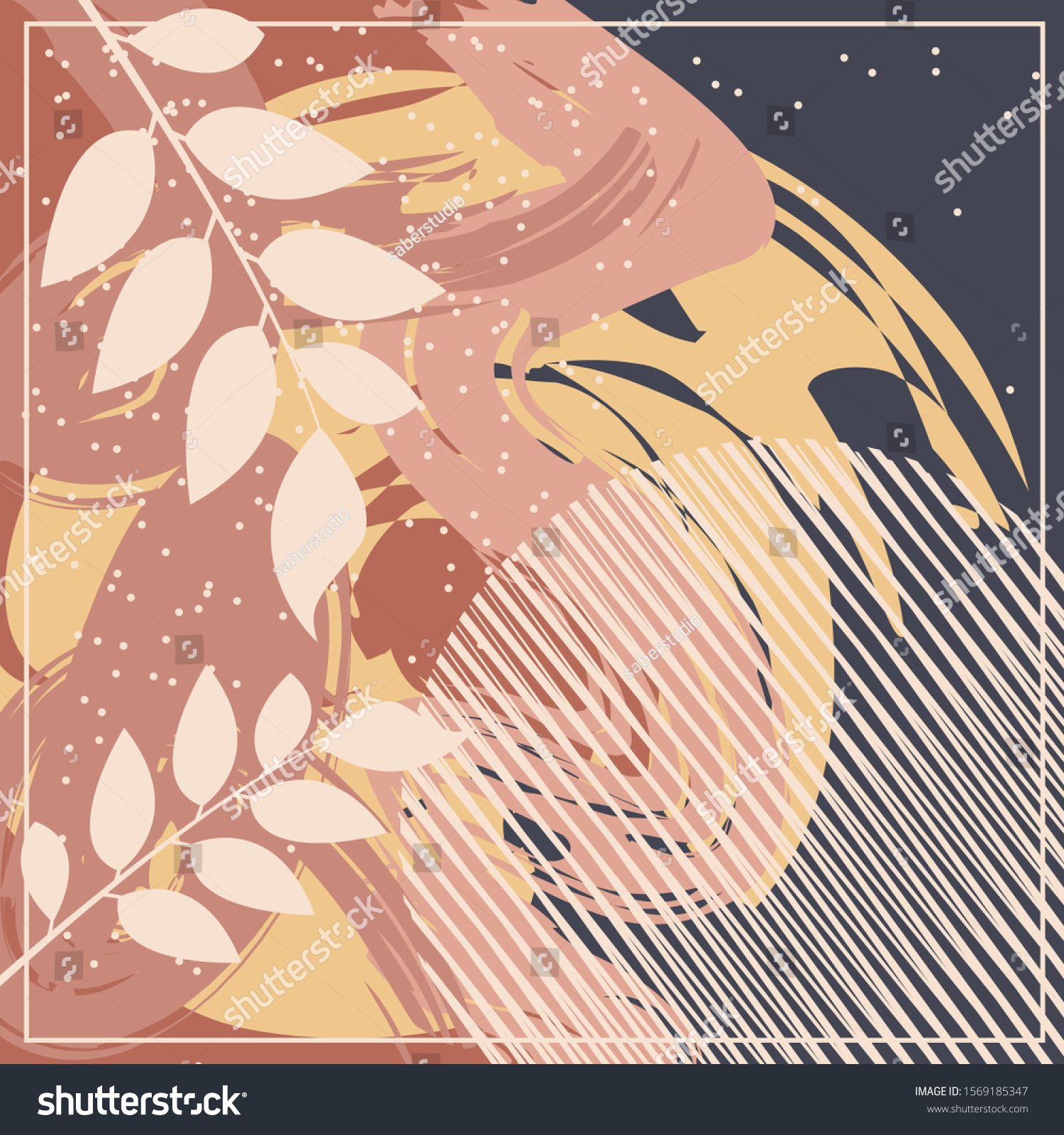 Abstract Scarf Pattern Design Hijab Fashion Stock Vector (Royalty Abstract Scarf Pattern Design Hijab Fashion Stock Vector (Royalty