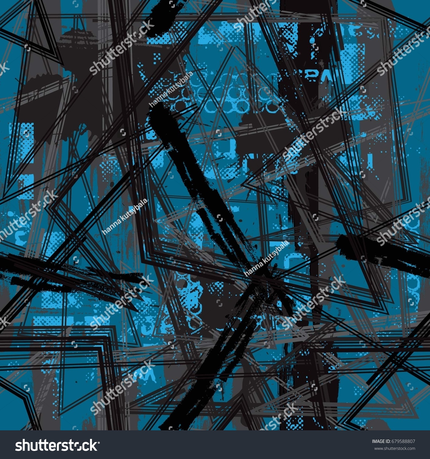 Abstract Seamless Background Black And Blue With Cracked Texture Drops Splashes Grunge Modern Abstract Seamless Background Black And Blue With Cracked Texture Drops Splashes Grunge Modern