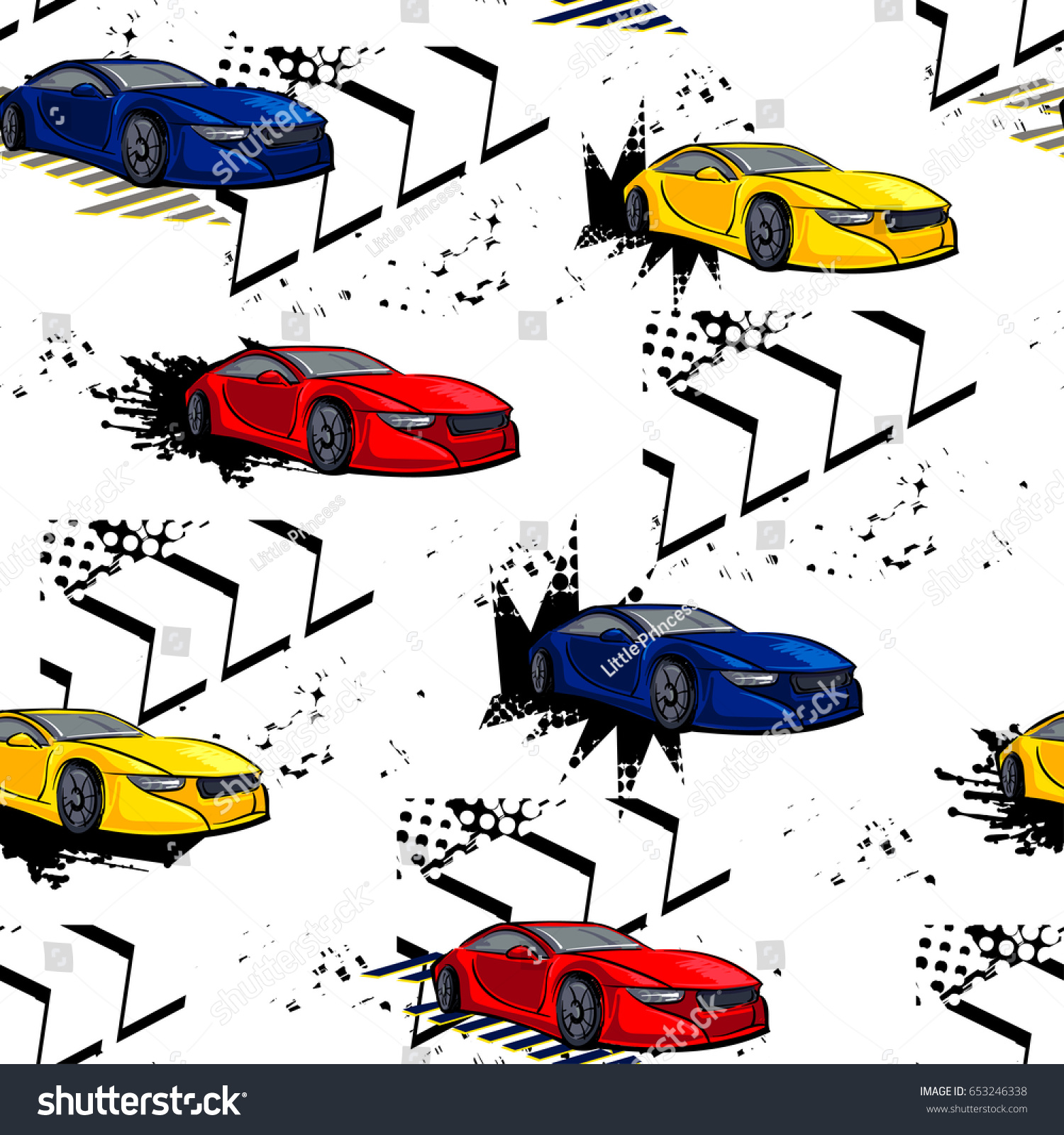 Sports Car Wallpaper Vector
