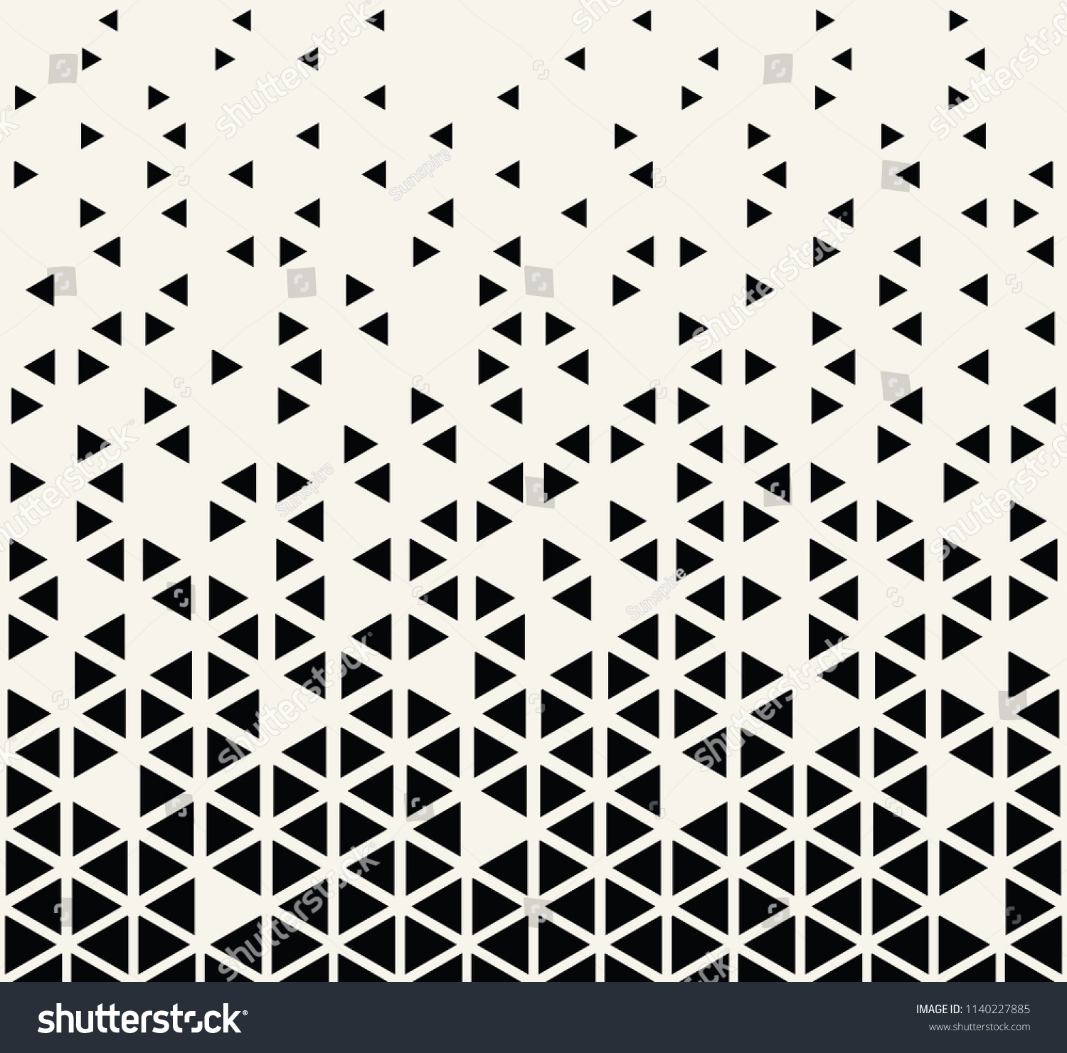 Abstract Seamless Geometric Triangle Pattern Vector Stock Vector Royalty Free