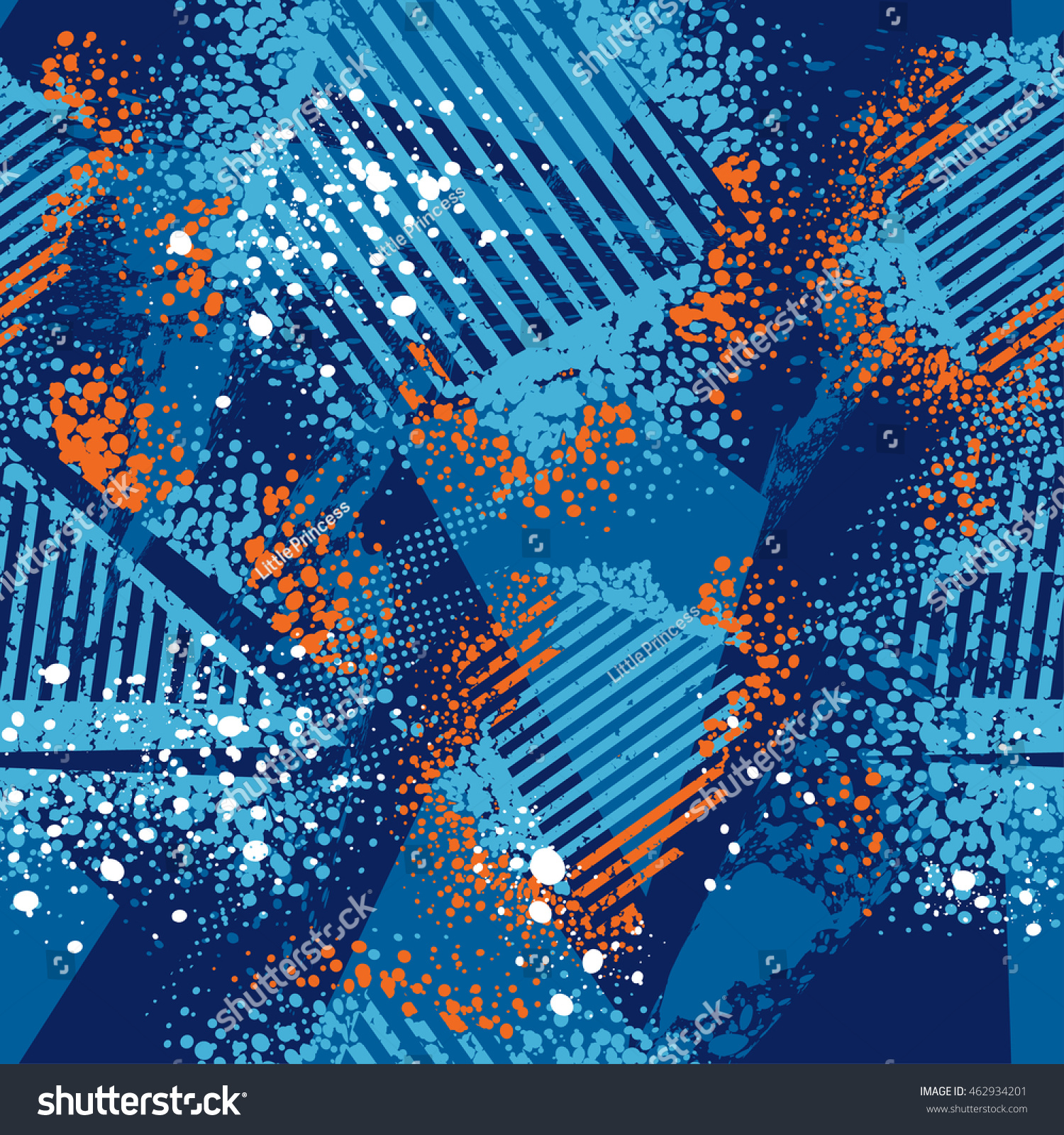 Abstract Seamless Pattern For Girls And Boys Textured Grunge Urban Wallpaper In Bright Blue Abstract Seamless Pattern For Girls And Boys Textured Grunge Urban Wallpaper In Bright Blue