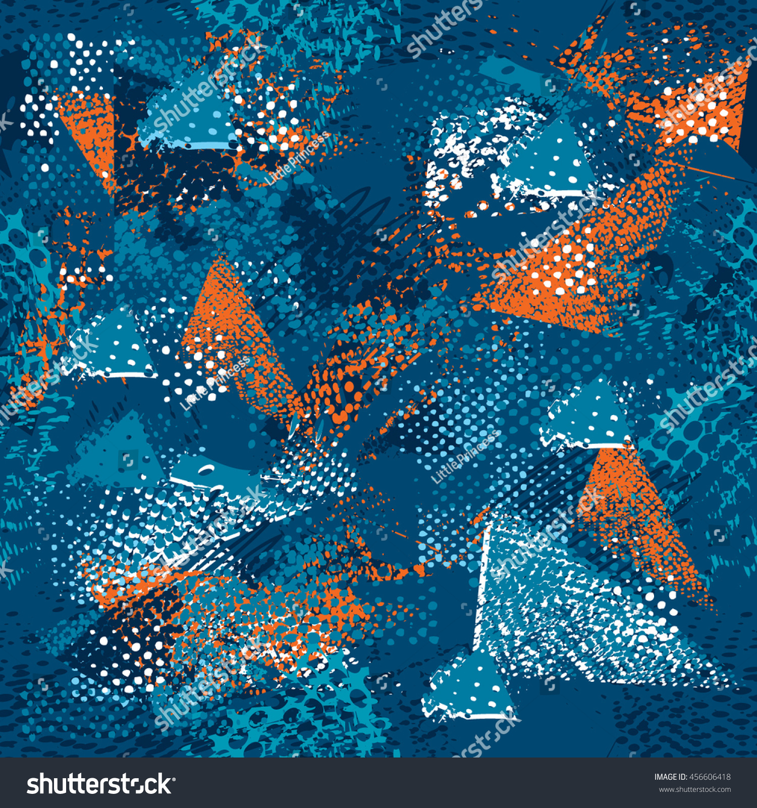 Abstract Seamless Vector Pattern For Boy Textured Wallpaper In Blue And White Colors With Abstract Seamless Vector Pattern For Boy Textured Wallpaper In Blue And White Colors With