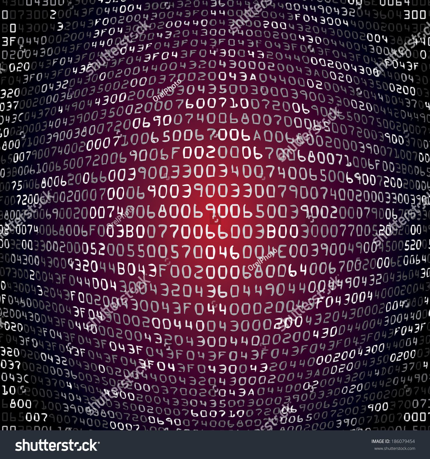 Abstract Security Background Hexcode Vector Illustration Stock