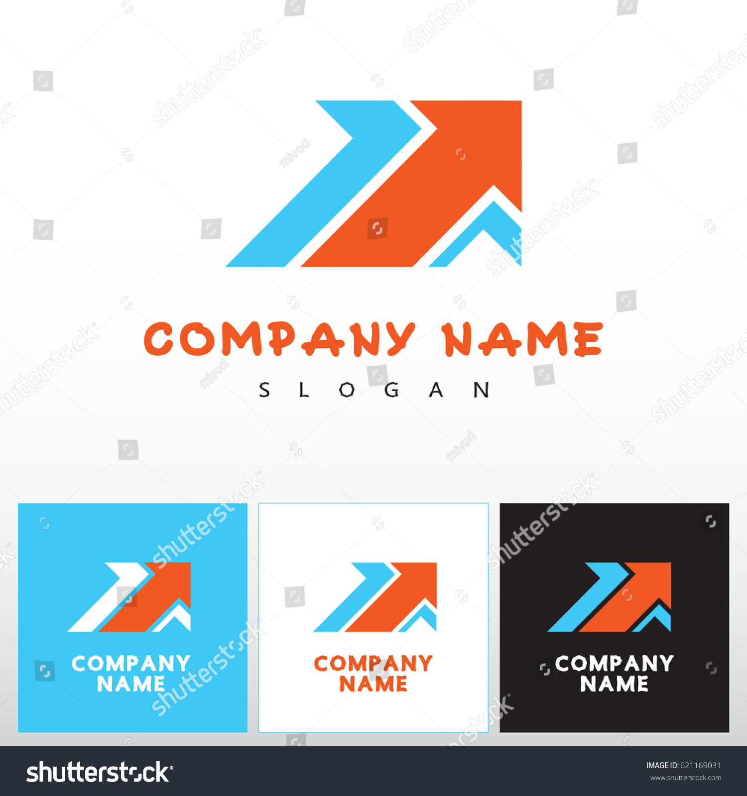 Abstract Sign Arrow Graphic Symbol Logo Stock Vector Royalty Free
