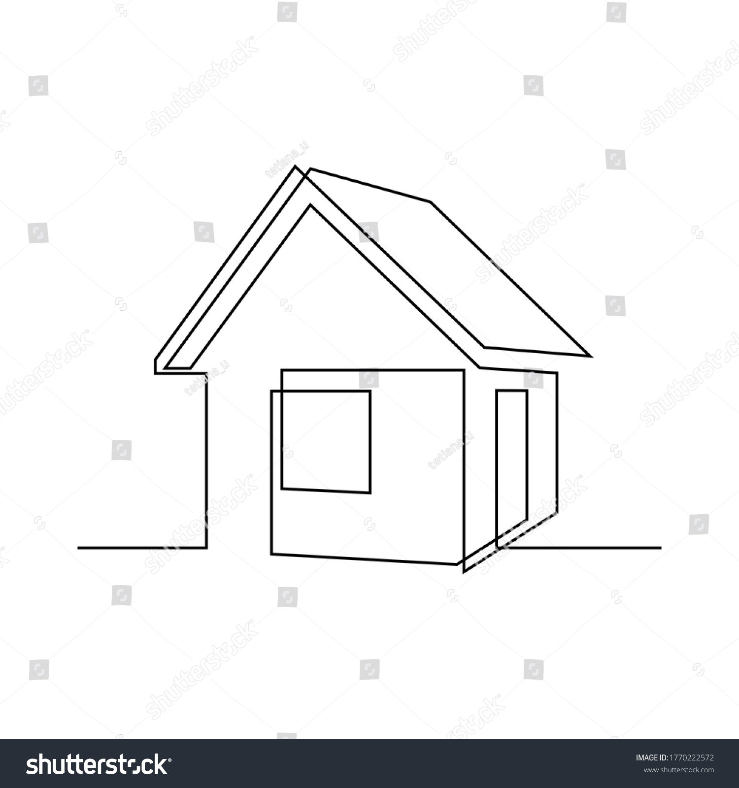 544 Shed line drawing Images, Stock Photos & Vectors | Shutterstock