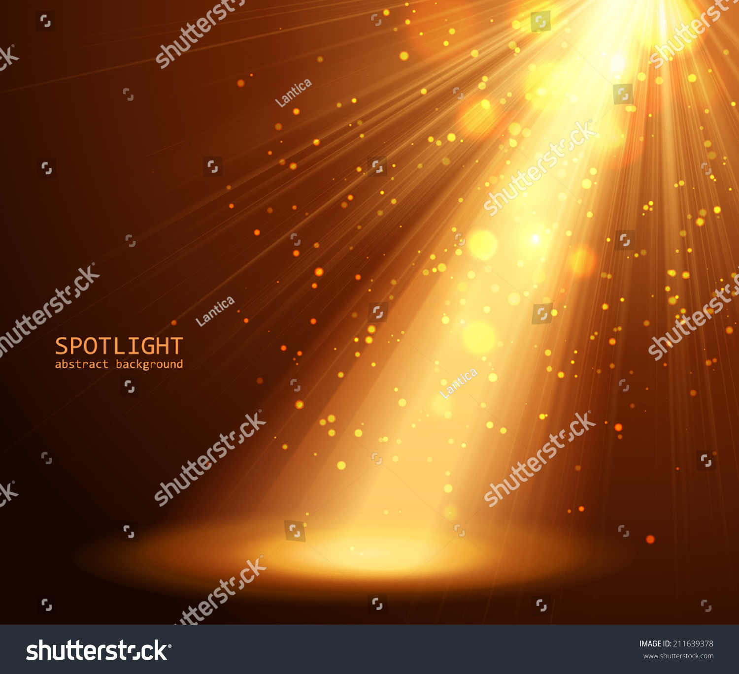 Abstract Spotlight Background Vector Illustration Stock Vector (Royalty ...