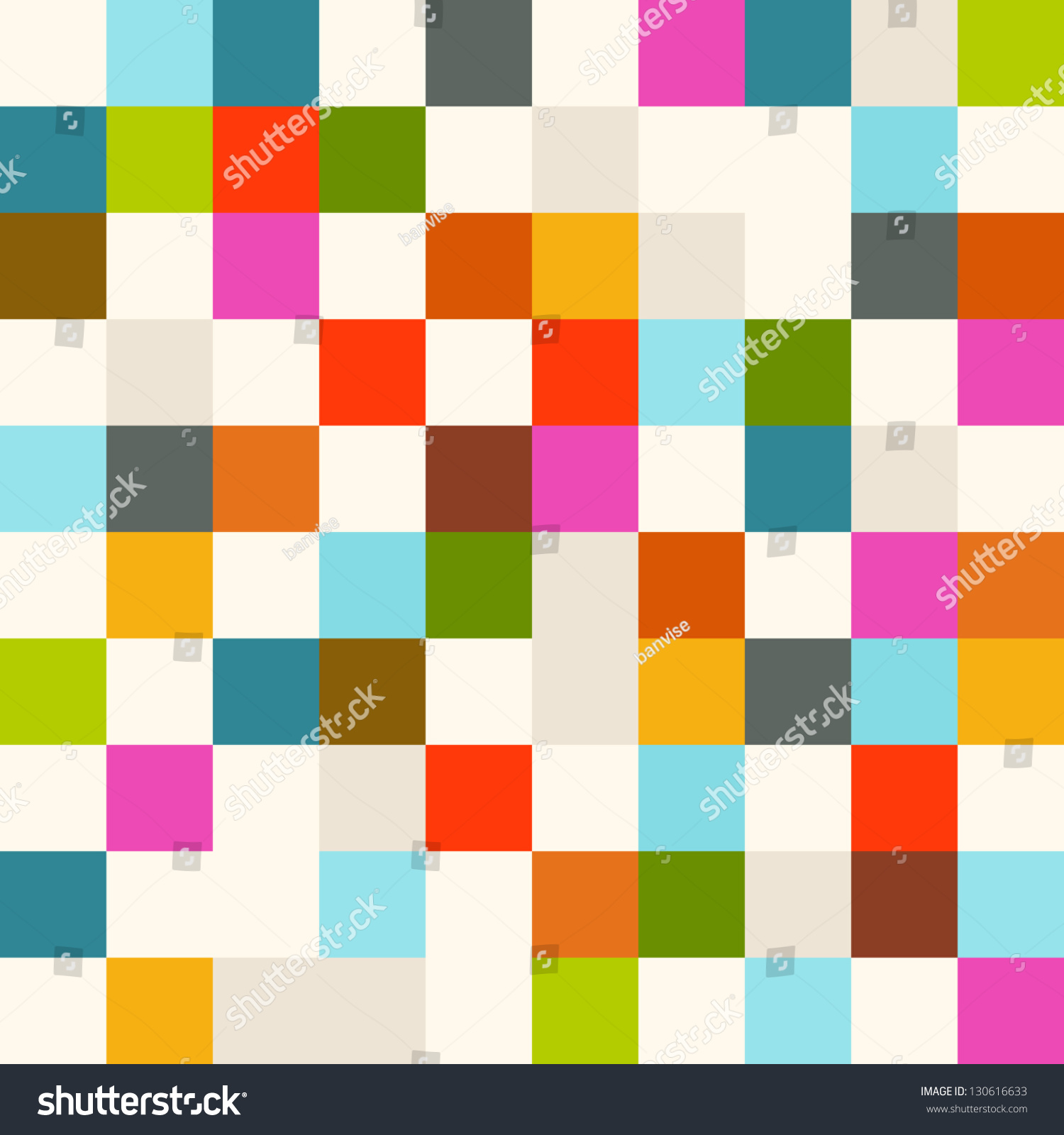 Abstract Square Pixel Background . Pixel Art. Colorful Vector Pattern ...