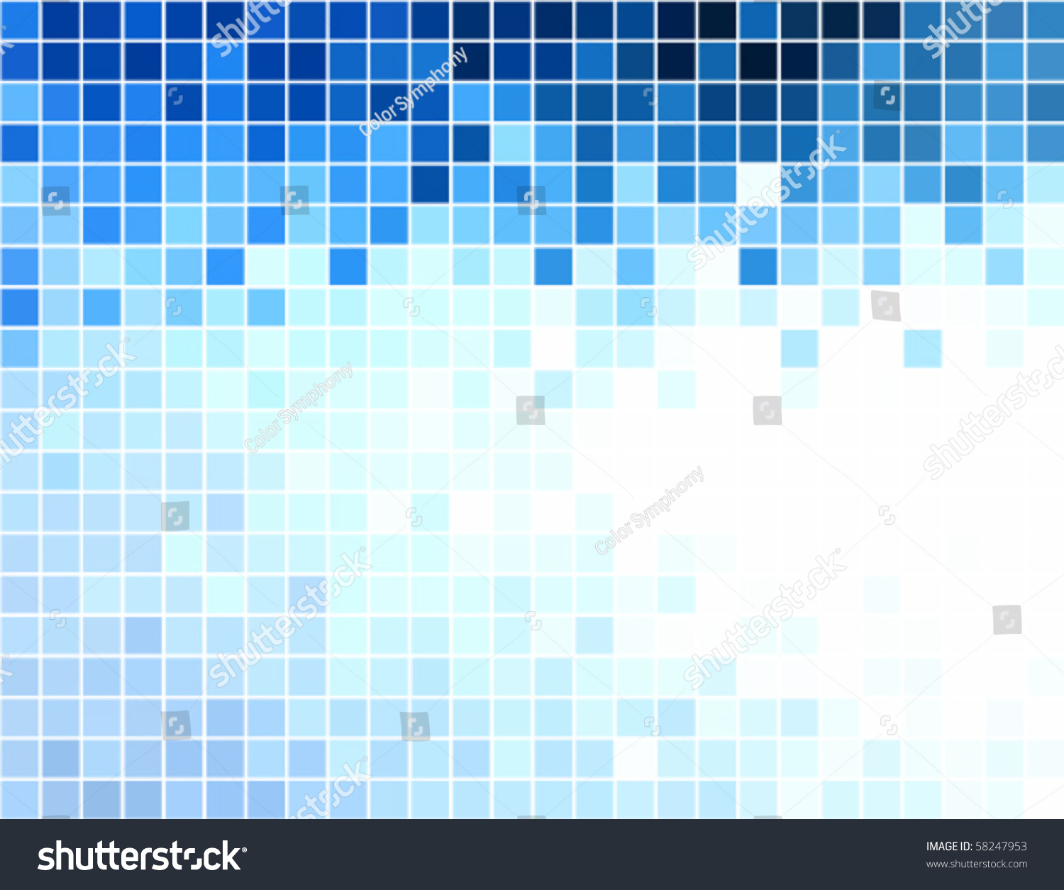 Abstract Square Pixel Mosaic Background Stock Vector Illustration ...