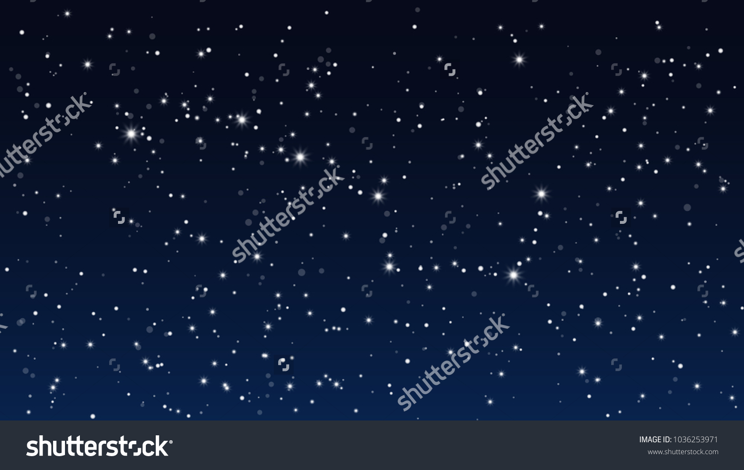 Abstract Stars Night Sky Big Dipper Stock Vector (Royalty Free) 1036253971