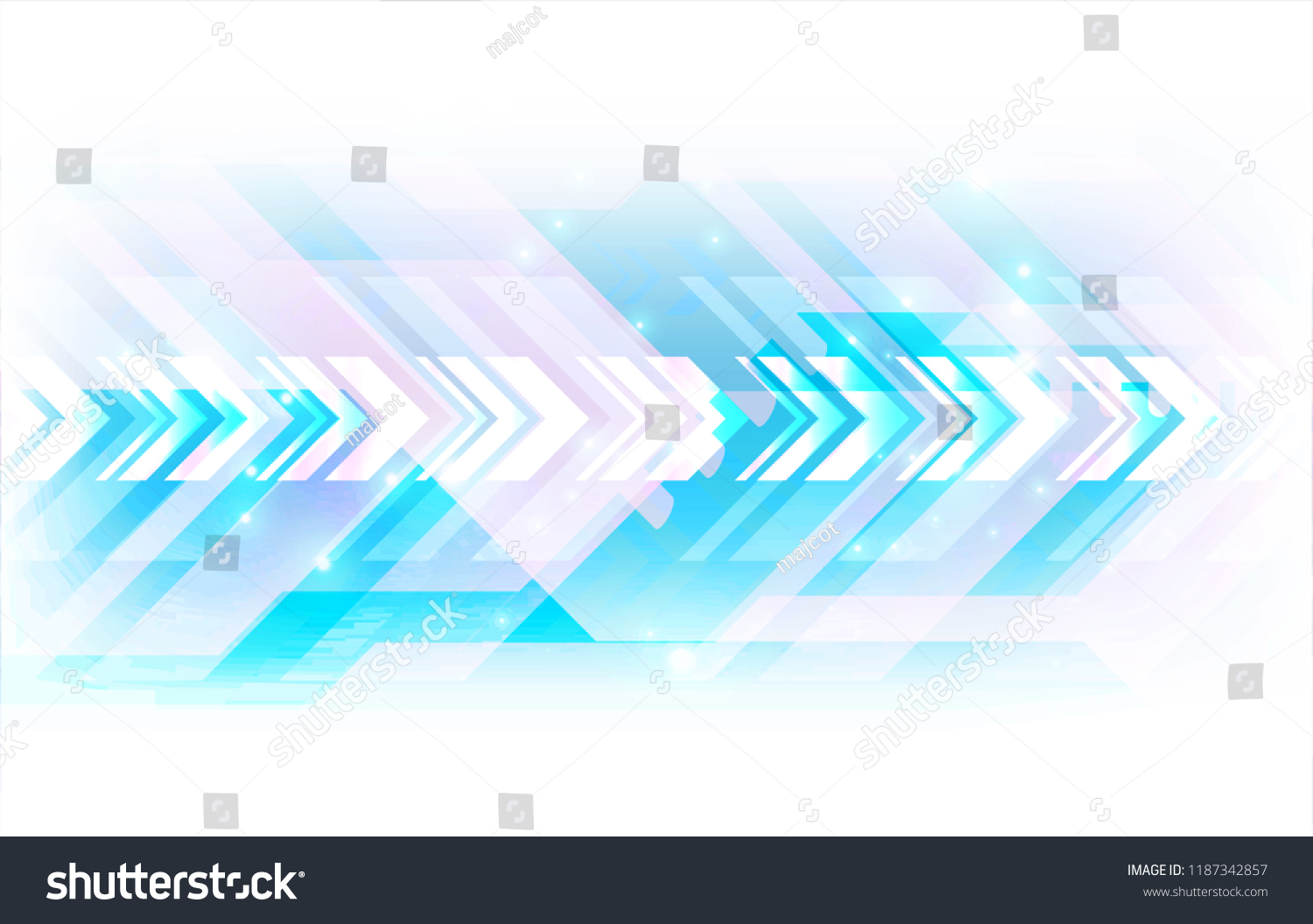 Abstract Technology Background Digital Innovation Concept Stock Vector