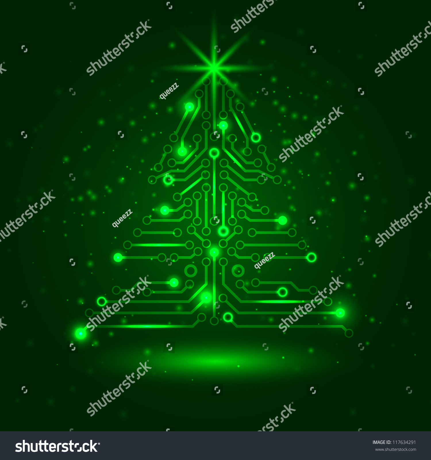 abstract technology christmas tree digital electronic abstract technology christmas tree digital electronic