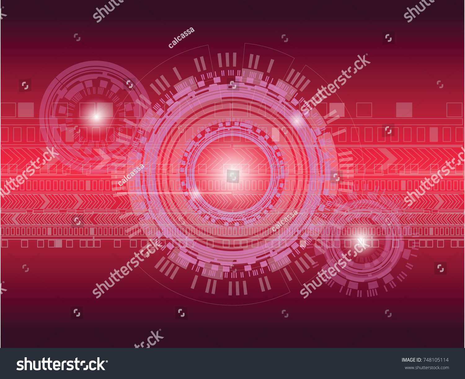 Abstract Technology Concept Background Vector Illustration Stock Vector