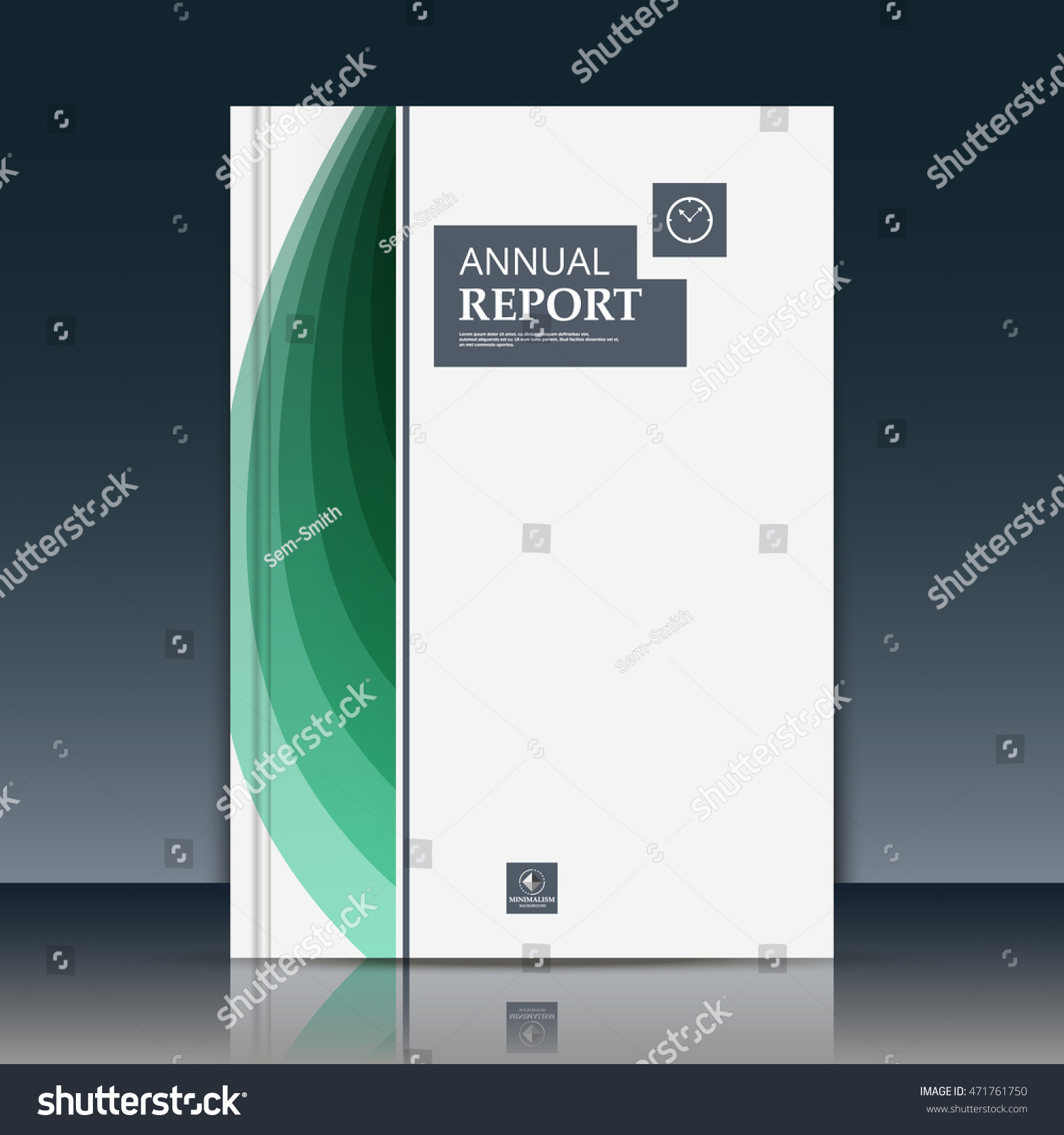 Abstract Theme Text Frame Surface White Stock Vector (Royalty Free ...