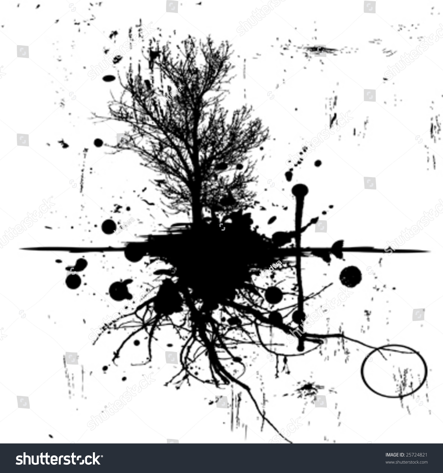 Abstract Tree Vector Illustration Stock Vector Royalty Free 25724821   Stock Vector Abstract Tree Vector Illustration 25724821 