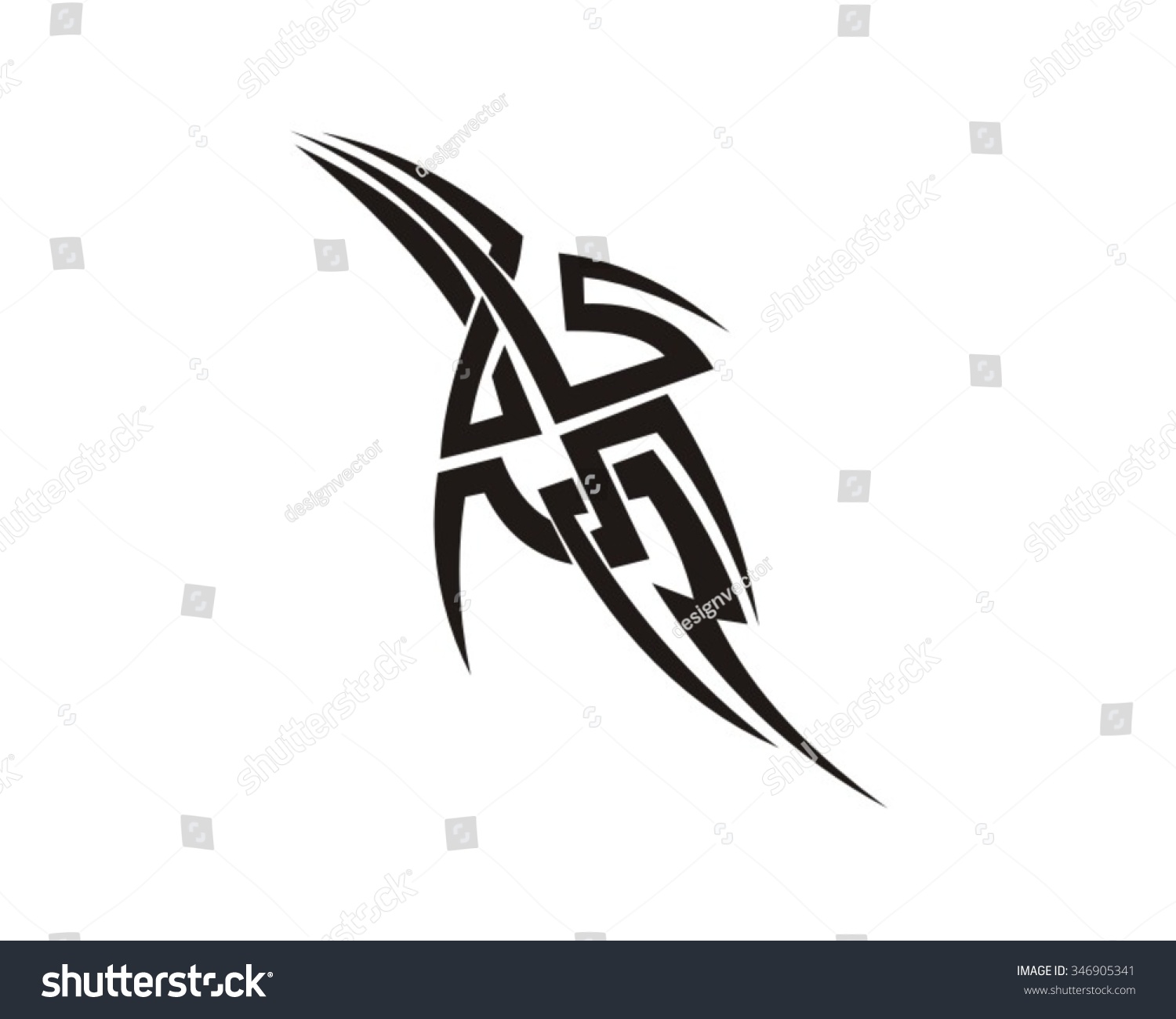 abstract tribal tattoo sketch stock vector 346905341 shutterstock abstract tribal tattoo sketch stock vector 346905341 shutterstock