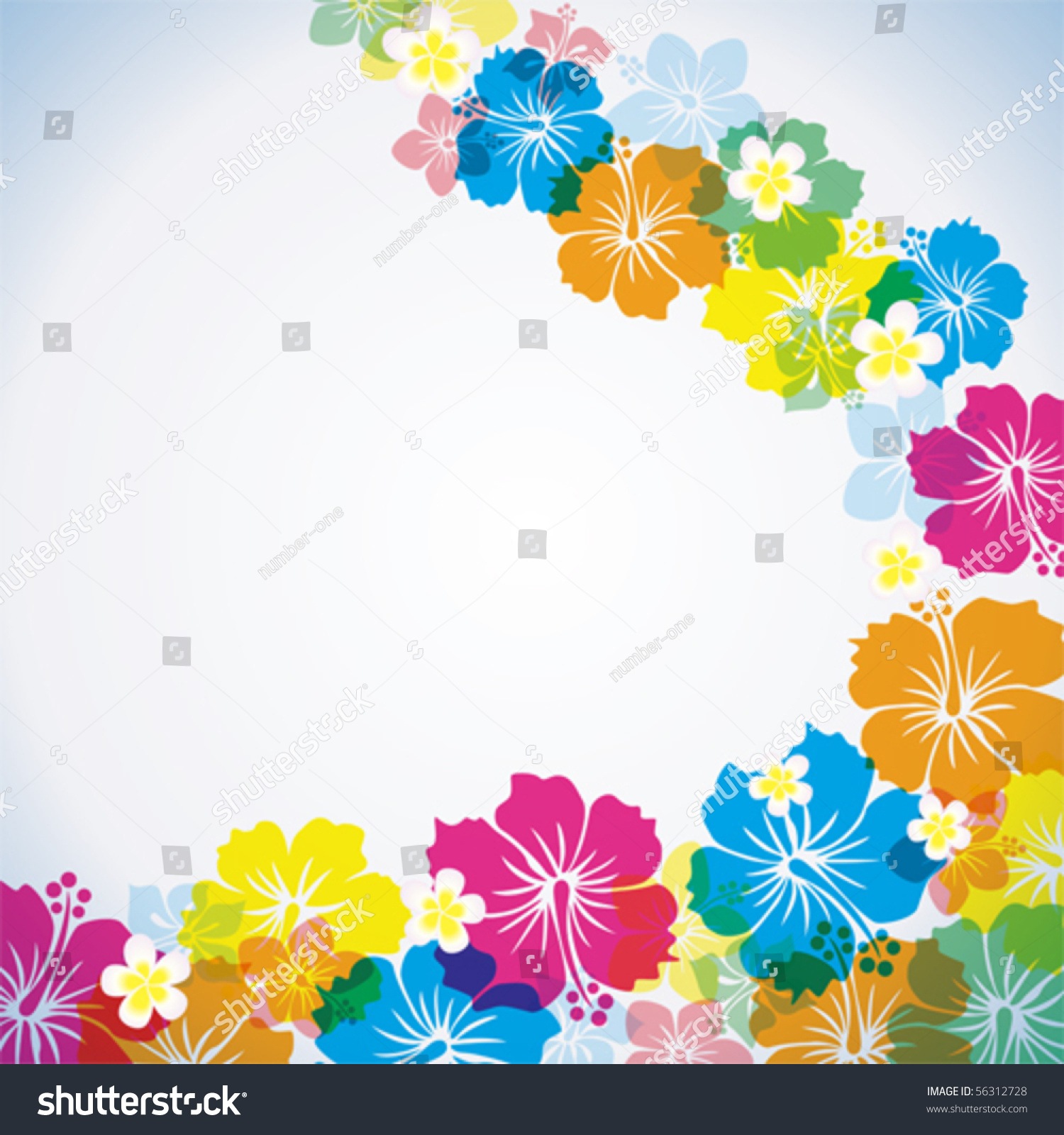 SVG of Abstract tropical background svg