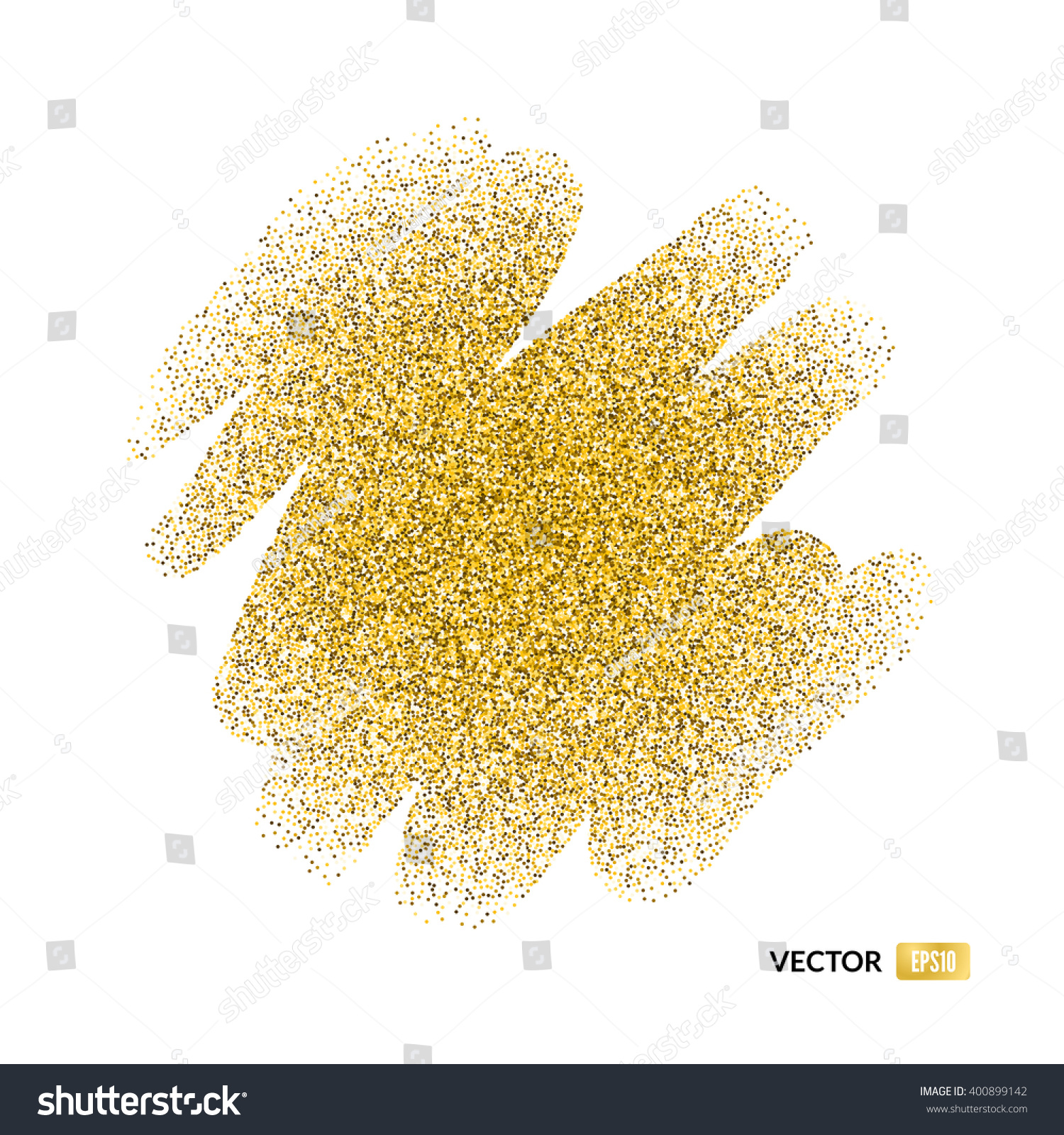 Abstract Vector Background With Gold Glitter. 100% Vector - Easy To Use ...