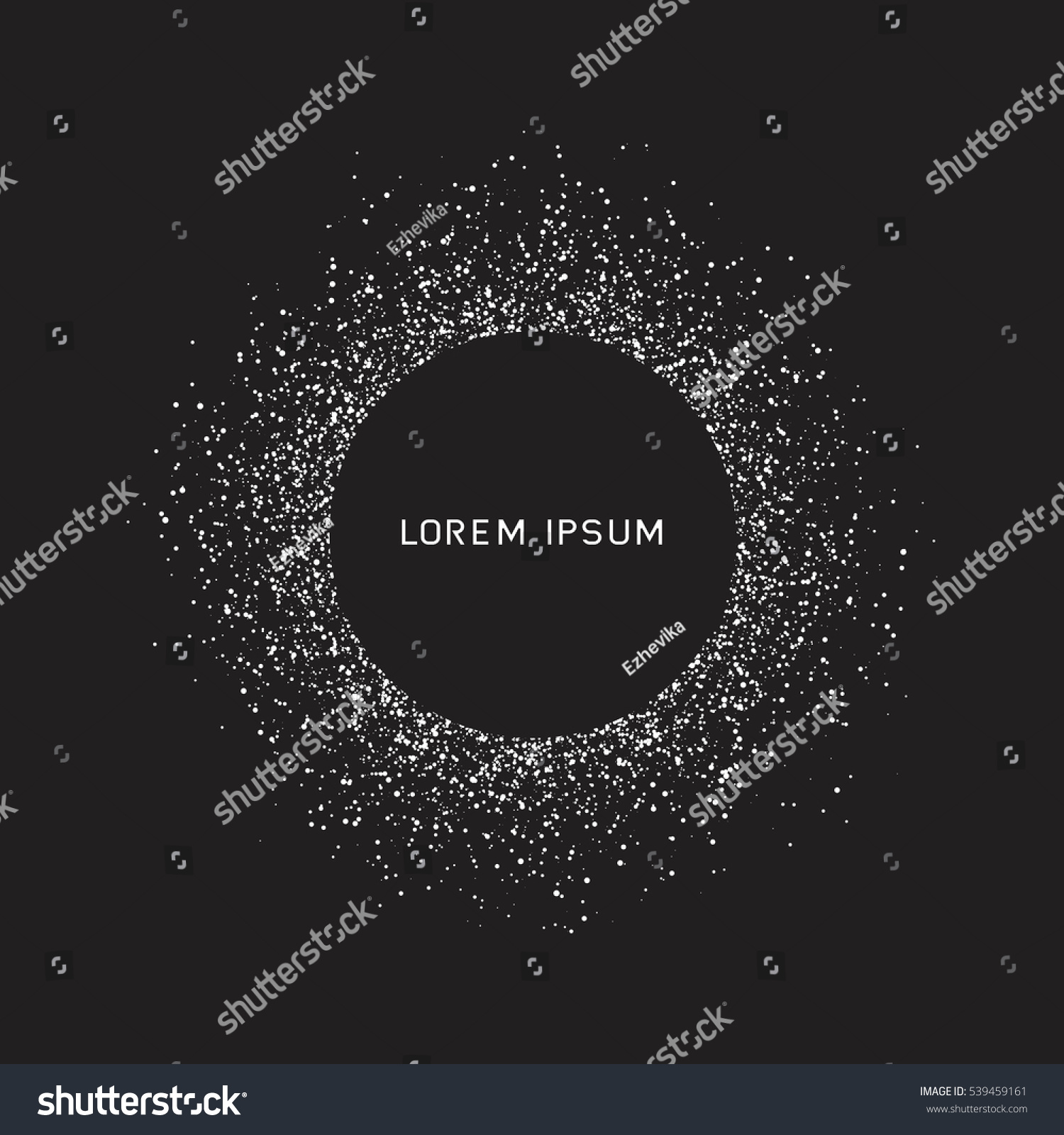 Abstract Vector Background White Glitter 100 Stock Vector (Royalty Free