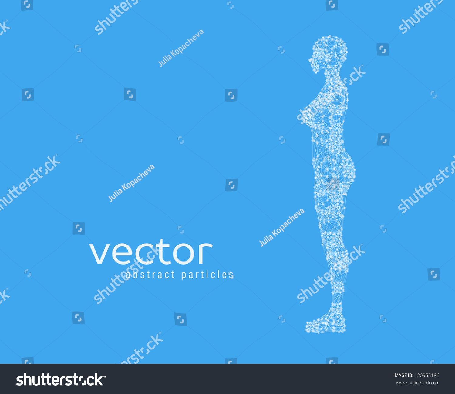 Abstract Vector Illustration Female Body On Stock Vector Royalty Free Shutterstock