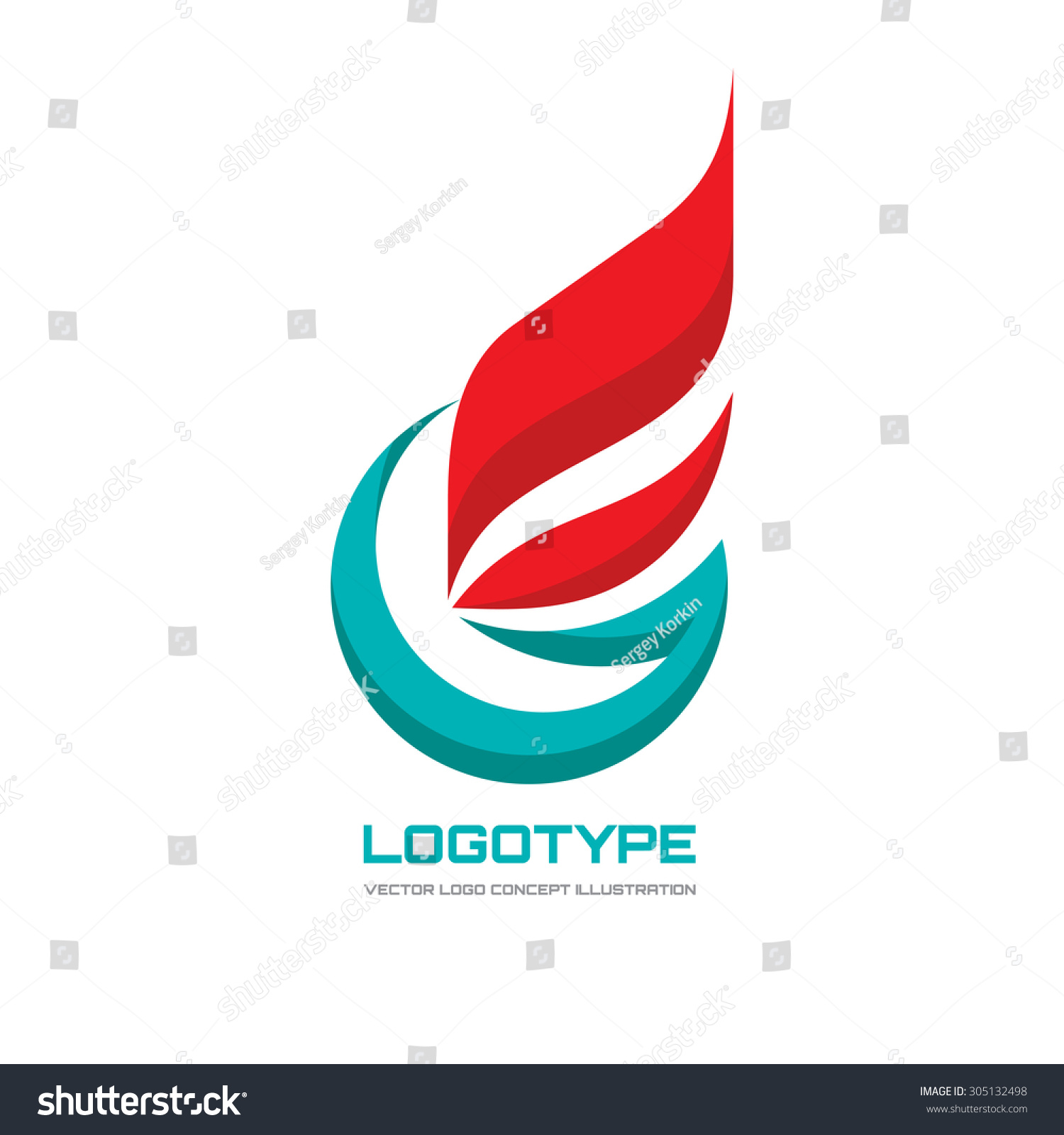 Abstract Vector Logo Concept Illustration. Flag Business Logo. Letter G ...