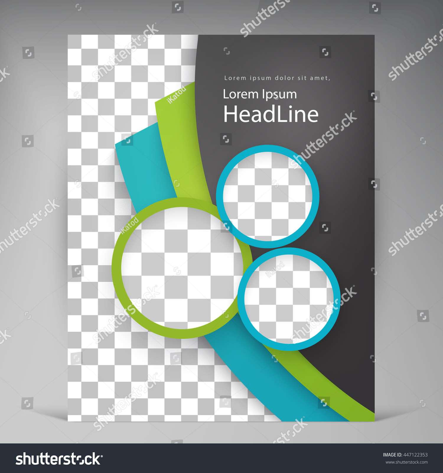 Abstract Vector Modern Flyers Brochure Business Stock Vector Royalty Free