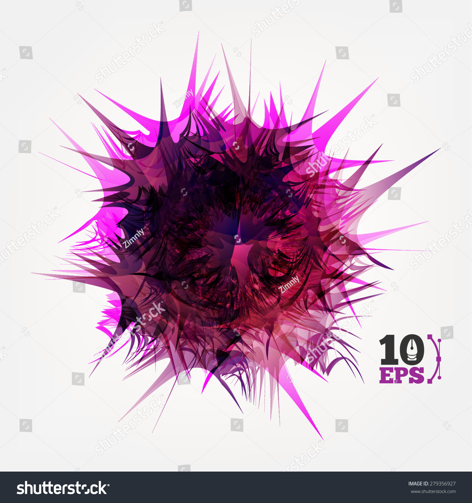 Abstract Virus Stock Vector (Royalty Free) 279356927 - Shutterstock