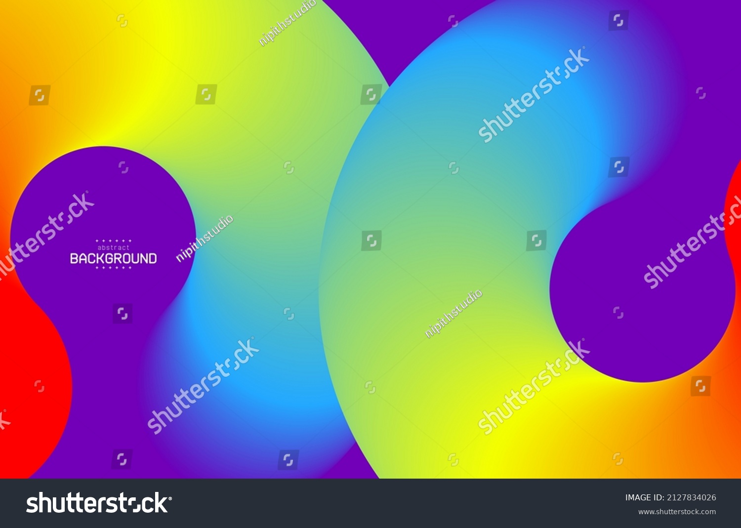 Abstract Wallpaper Gradiant Orange Violet Sphere Stock Vector (Royalty ...