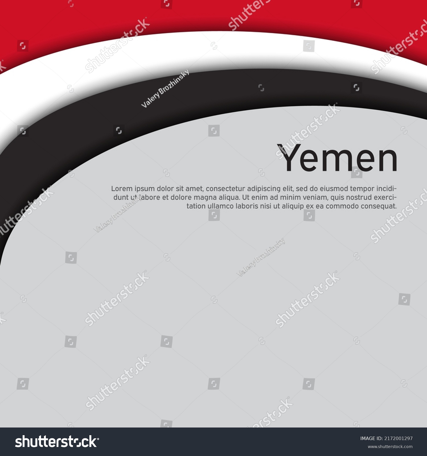 SVG of Abstract waving Yemen flag. State patriotic yemeni cover, flyer. Creative background for yemen patriotic holiday card design. National poster. Business booklet. Paper cut style. Vector design svg