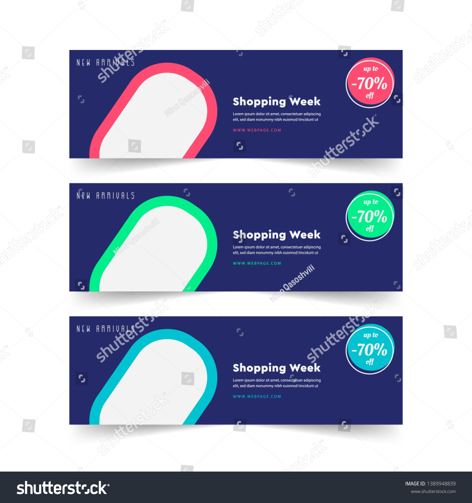 Abstract Web Banner Design Facebook Cover Stock Vector Royalty Free 1389948839