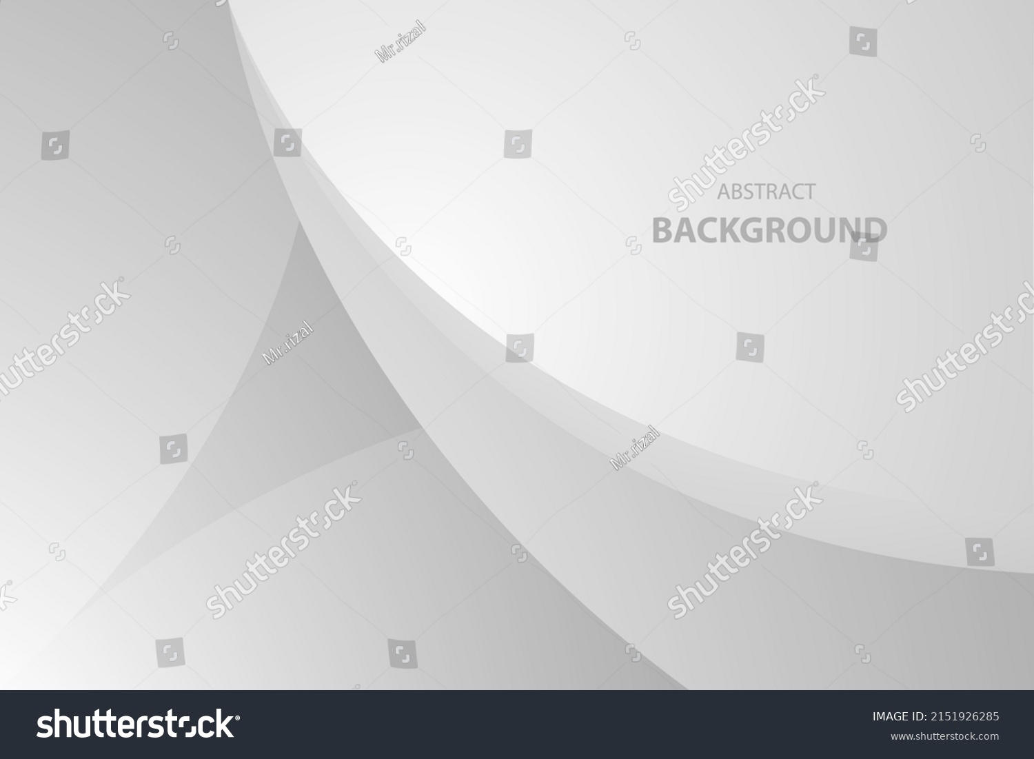 Abstract White Gray Wave Background Texture Stock Vector (Royalty Free ...