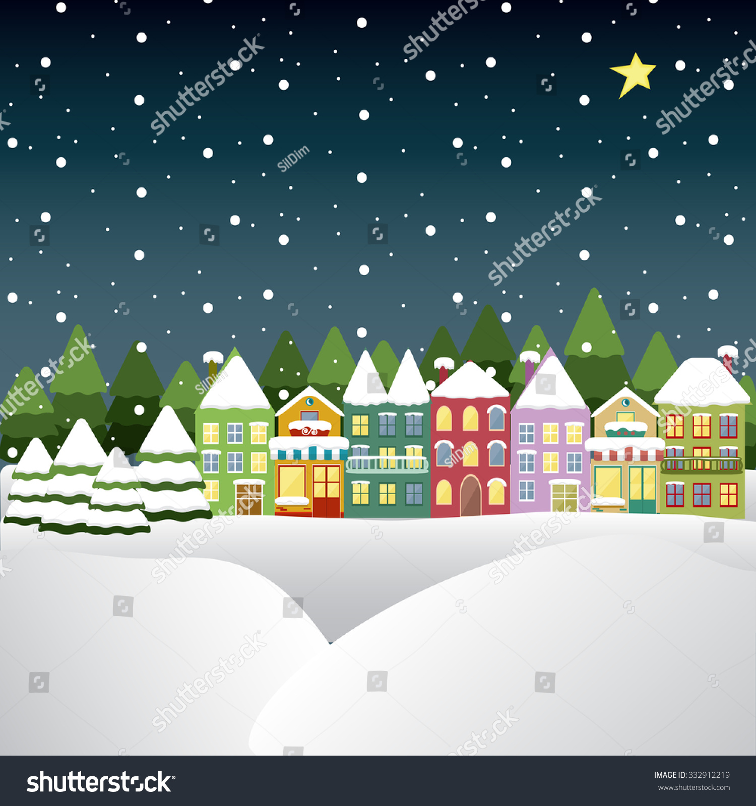 winter template