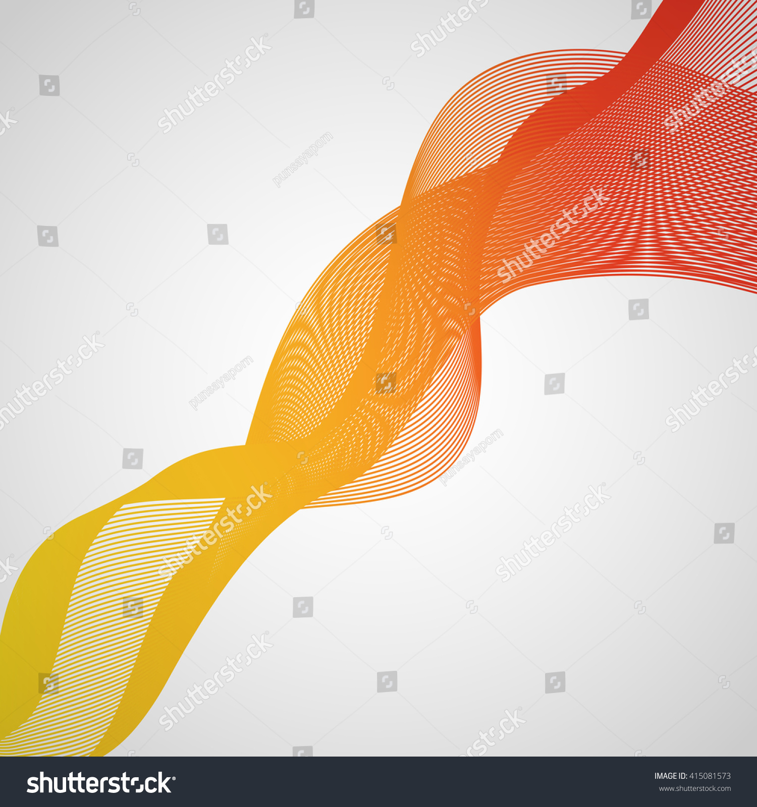 Abstract Yellow Orange Wave Background Stock Stock Vector (Royalty Free ...