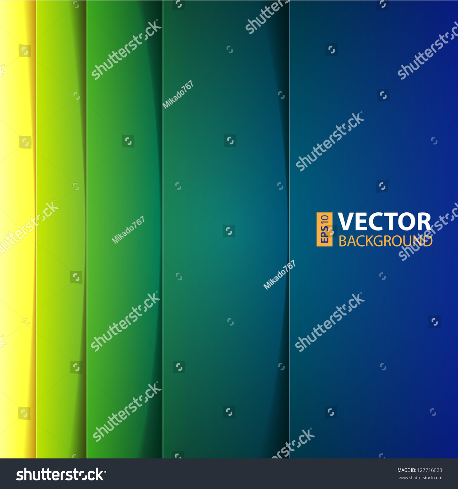 Abstract Yellow, Green And Blue Rectangle Shapes Background. Rgb Eps 10 ...